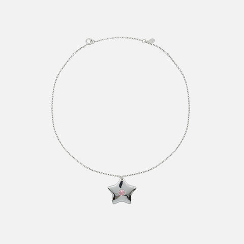 Sandy Liang Sparkles 2.0 Necklace - Silver