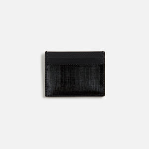 Saint Laurent anja YSL Black Grid Leather CC - Black