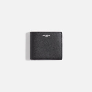 Saint Laurent East/West Grained Leather Classic Wallet