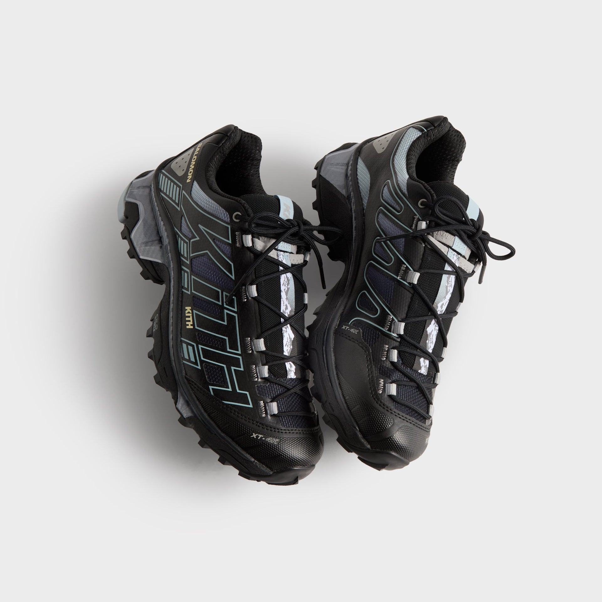 Kith for Salomon XT-4K - Black / Alloy / Blue Fog