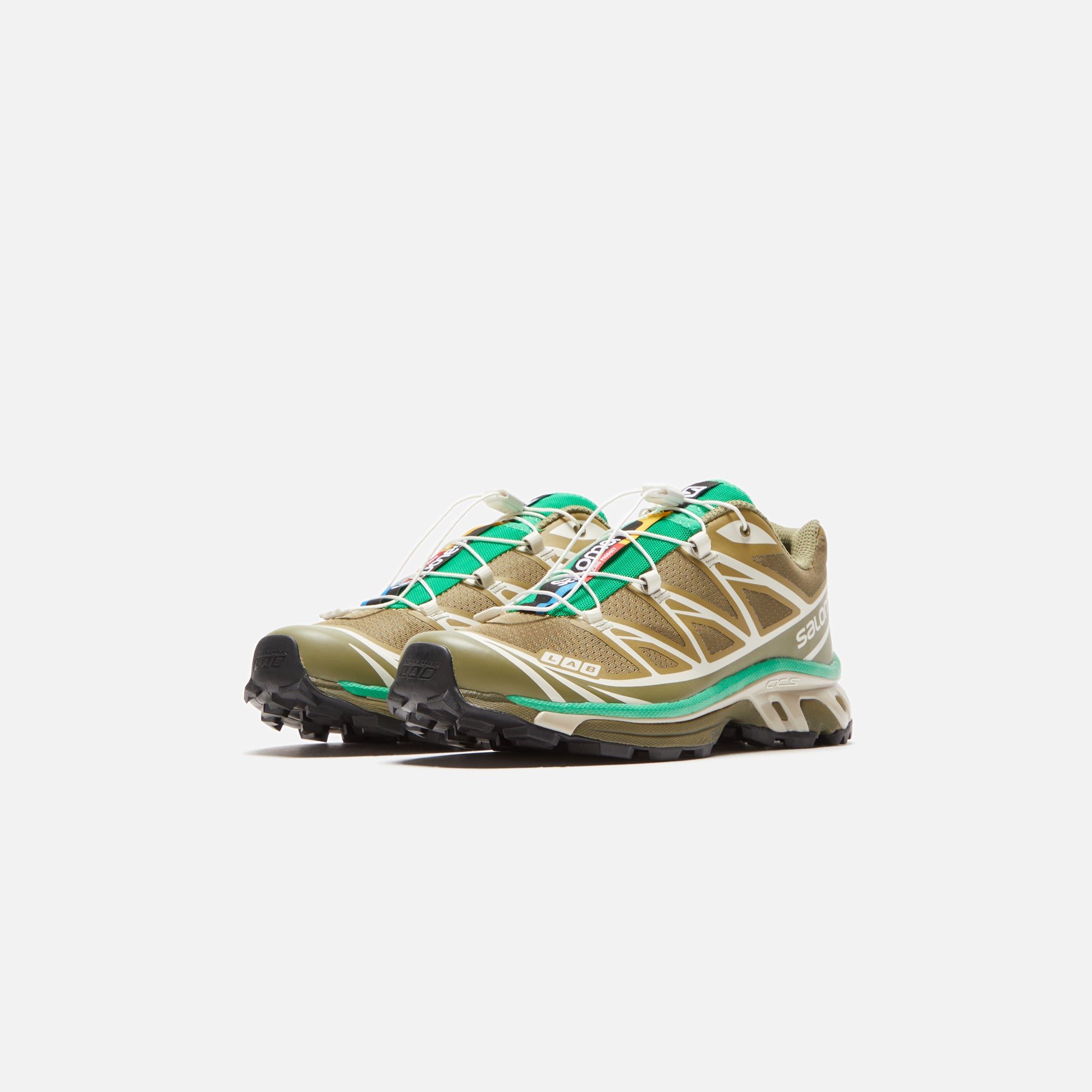 ★人気★ Salomon XT-6 Dried Herb Deep Lichen Green Salomon XT-6 - Dried Herb / Deep Lichen Green / Bright Green