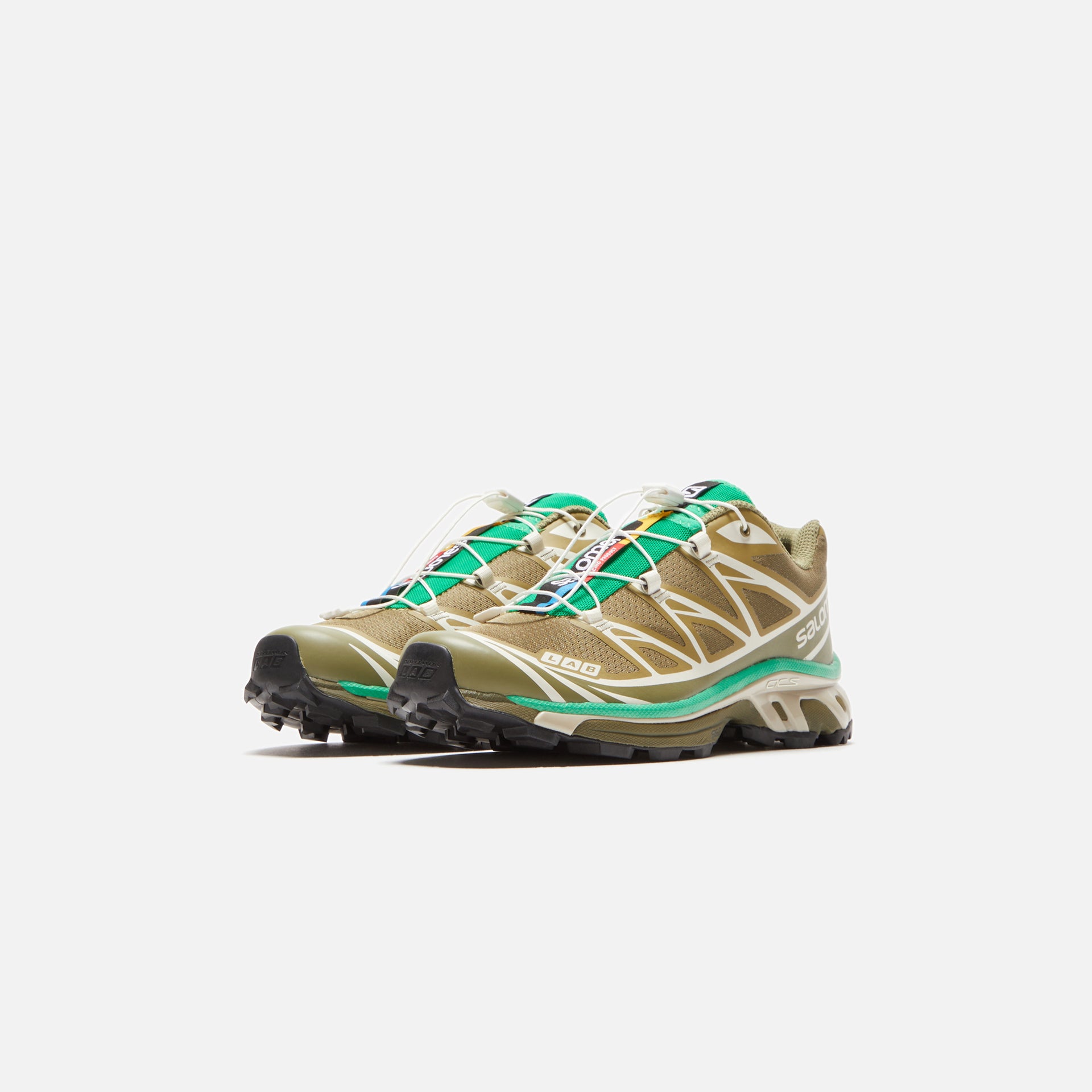 Salomon XT-6 - Dried Herb / Deep Lichen Green / Bright Green