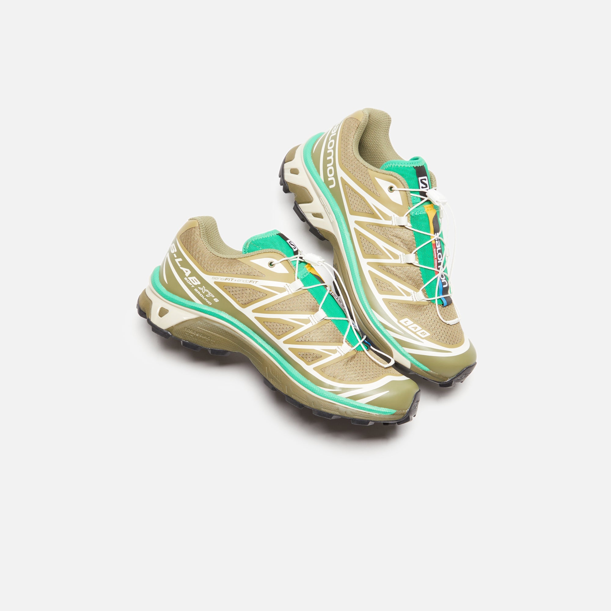 ★人気★ Salomon XT-6 Dried Herb Deep Lichen Green Salomon XT-6 - Dried Herb / Deep Lichen Green / Bright Green