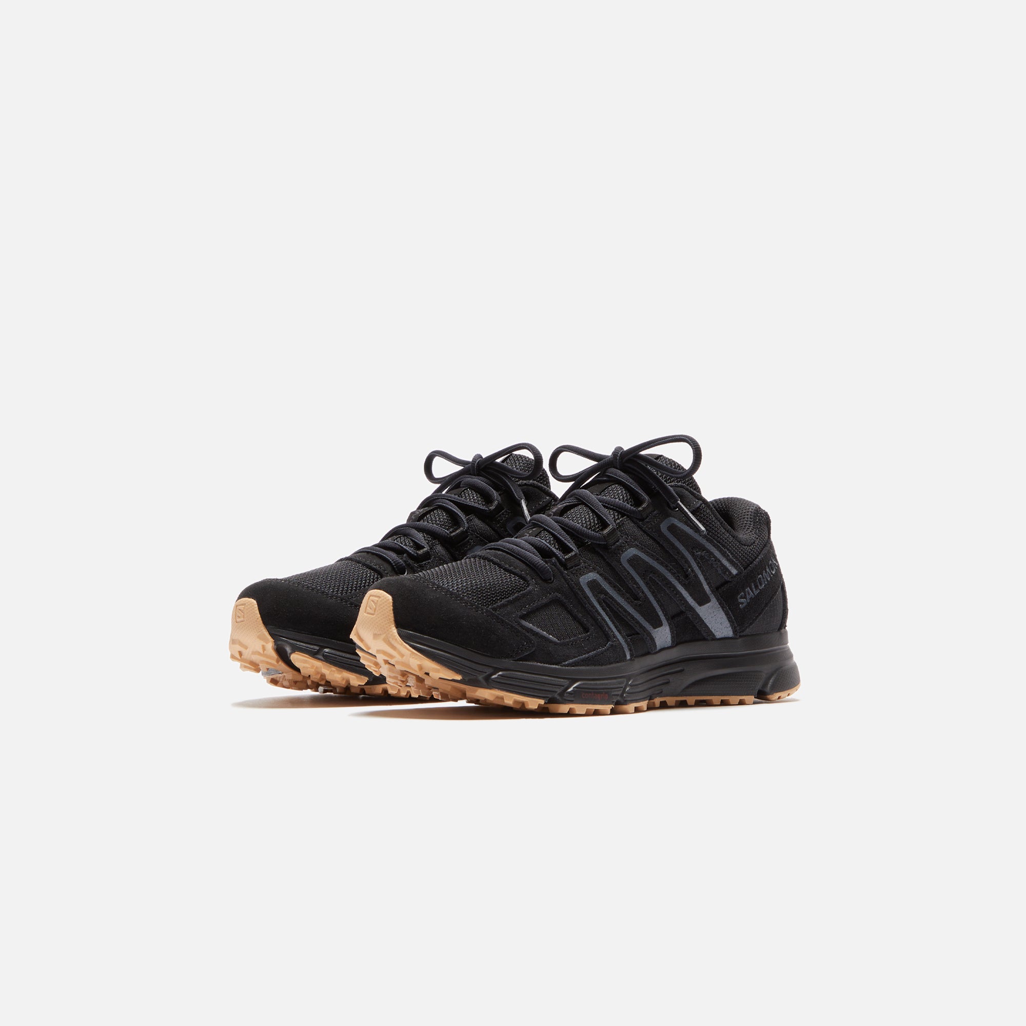 Salomon X-Mission 4 Suede - Black / Ebony / Gum – Kith