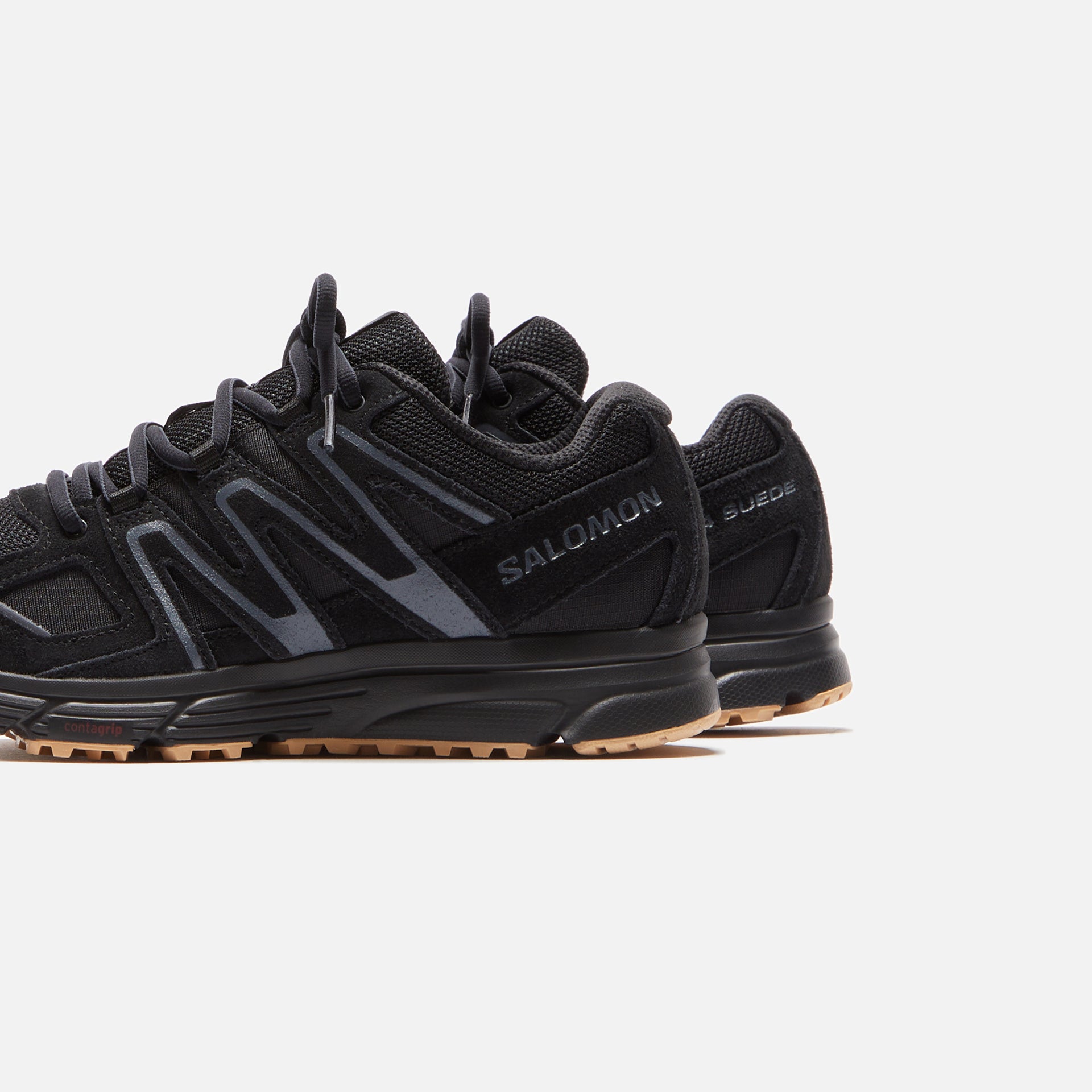 Salomon X-Mission 4 Suede - Black / Ebony / Gum