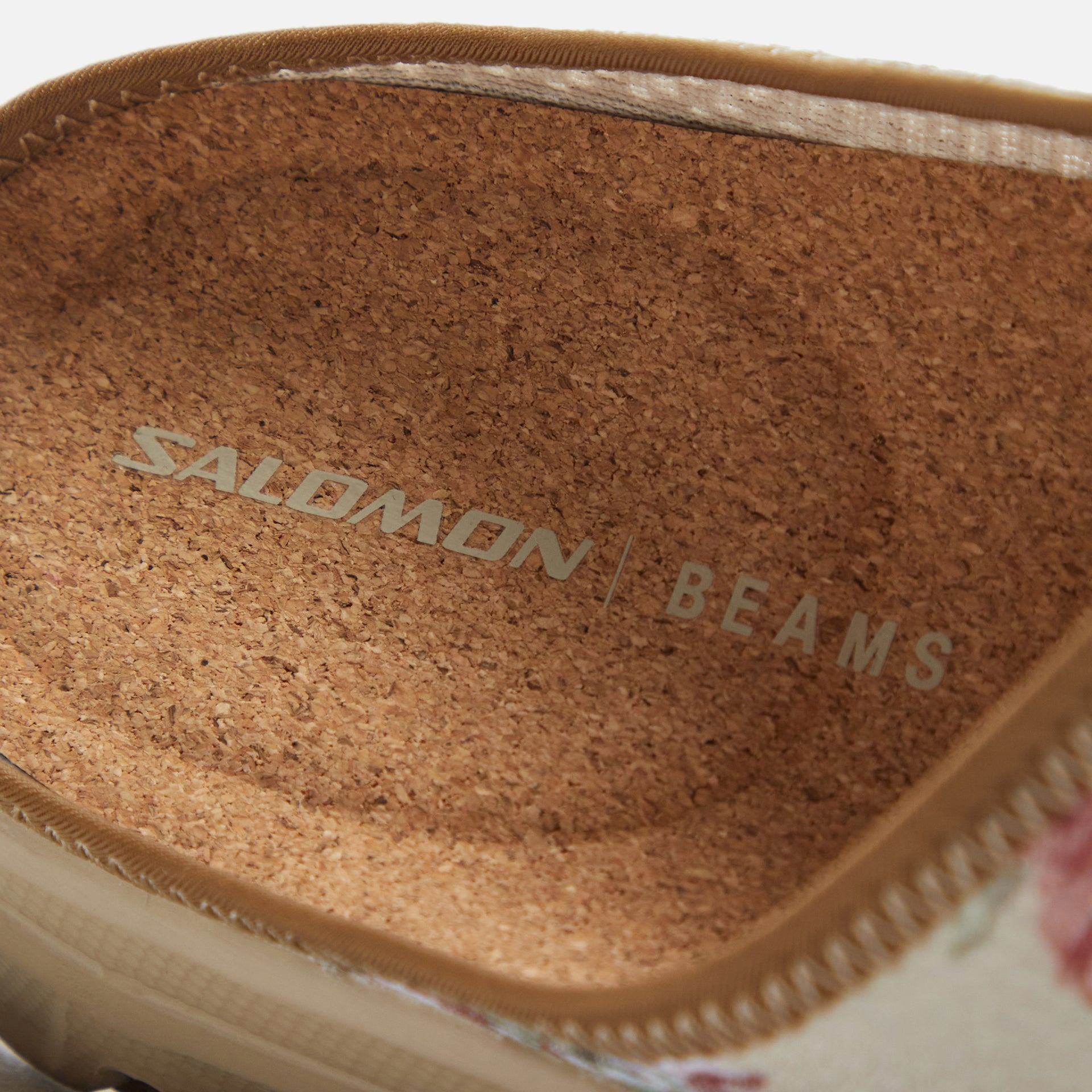 Salomon x Beams RX Slide 3.0 Flowers - Safari / Kangaroo / Toasted