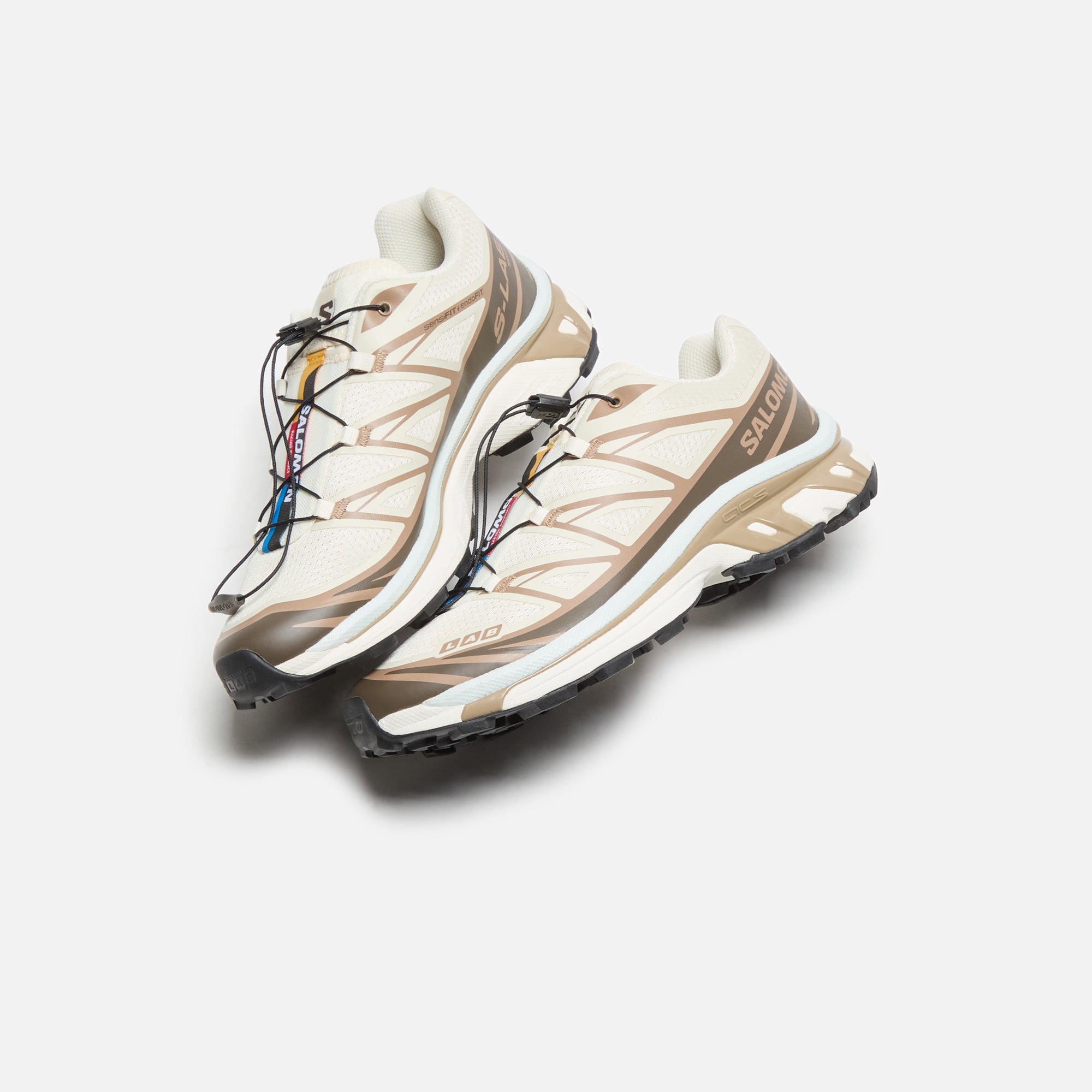 Salomon XT-6 - Almond Milk / Portabella / Ice Flow – Kith