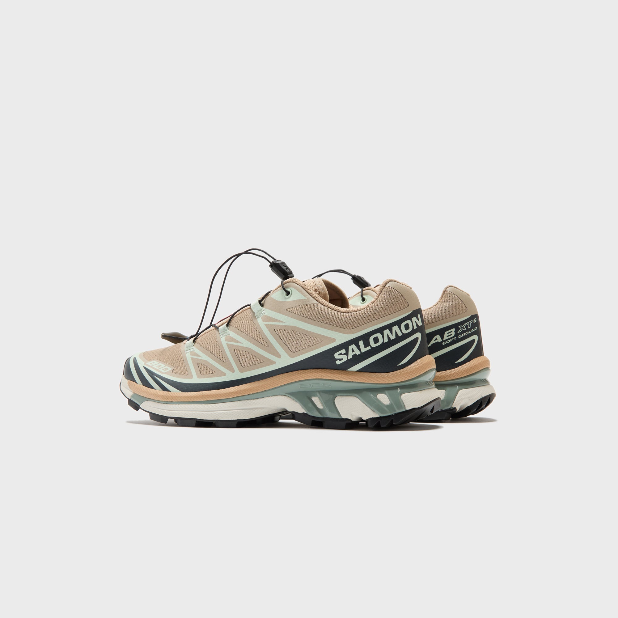 Salomon XT-6 - Oxford Tan / Carbon / Clearly Aqua – Kith