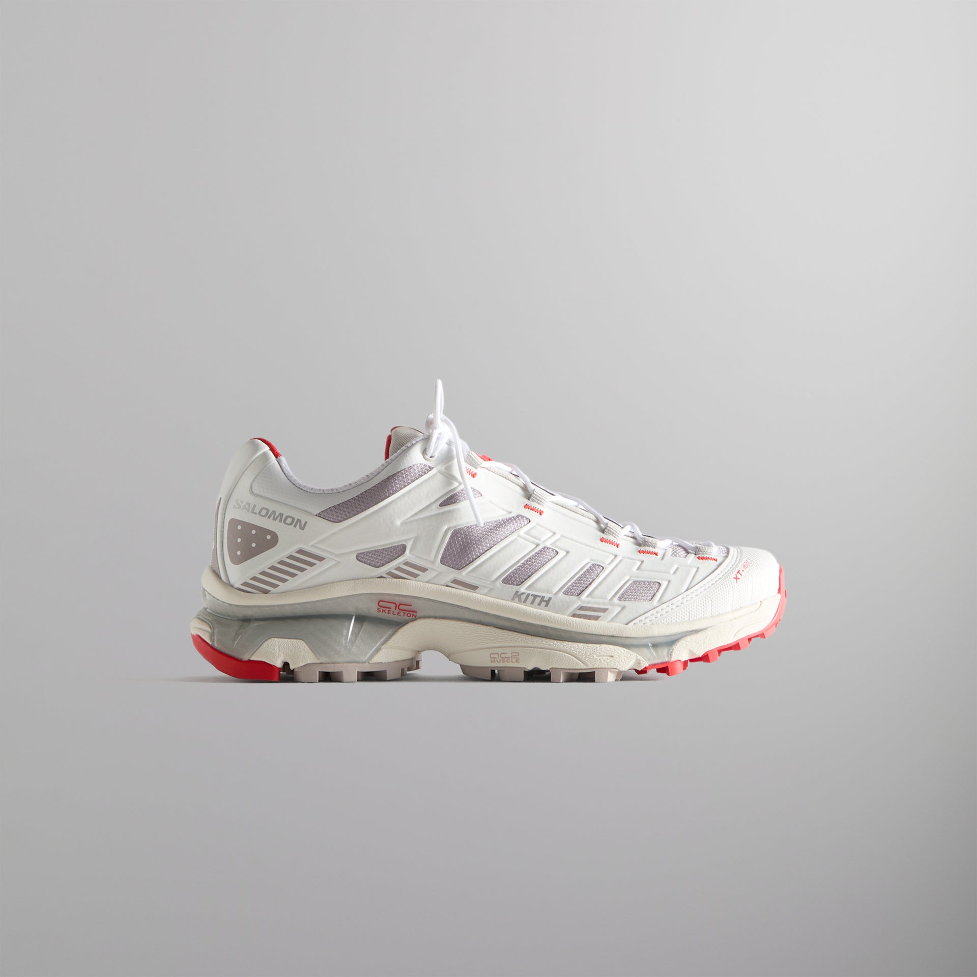 Kith for Salomon XT-4K - Bright White / Ashes of Roses / Fiery Red PH