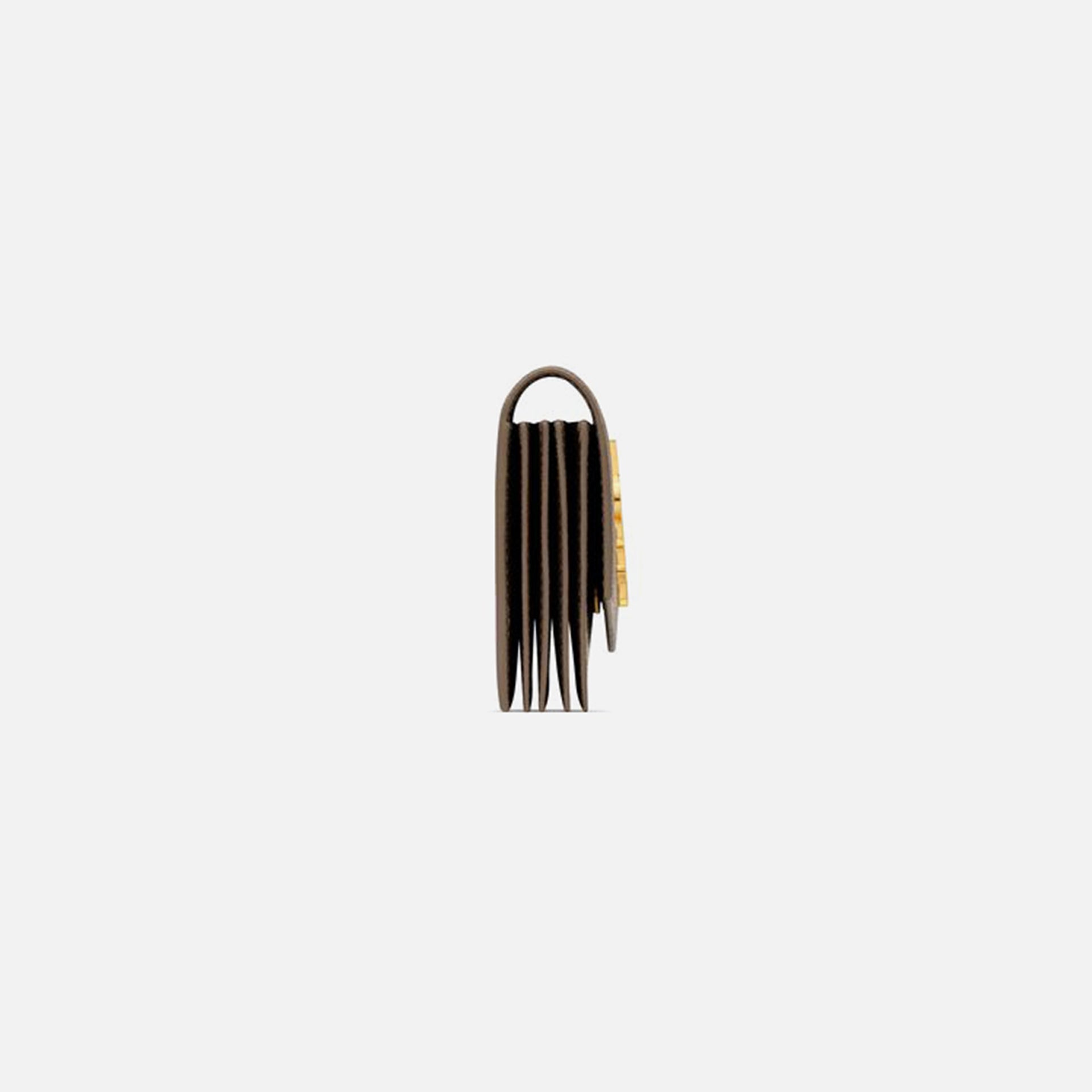Saint Laurent Cuir Impression Grain de Poudre Muti Business Card - Taupe