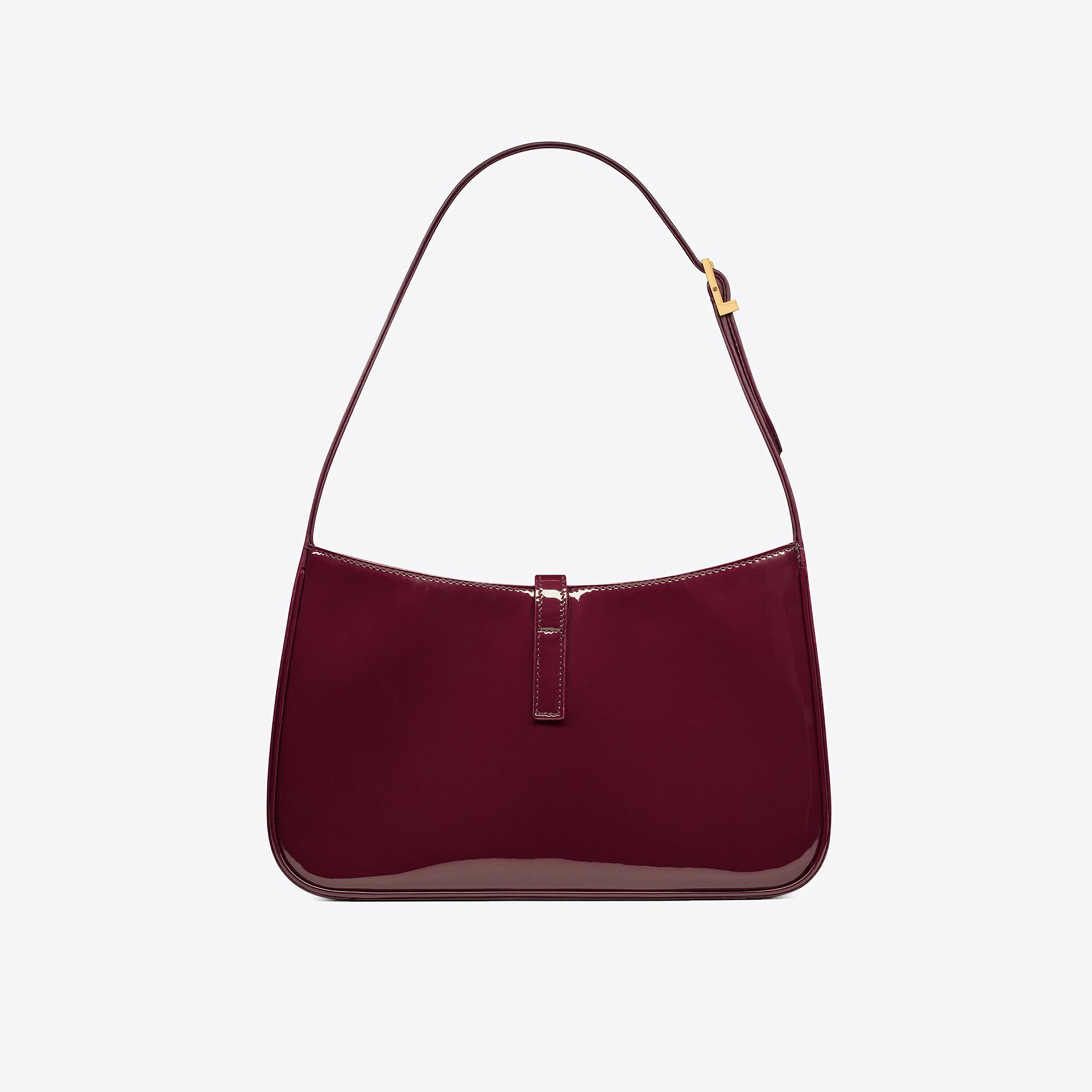 Saint Laurent Le 5A7 Hobo Shoulder Bag - Dark Red Wine