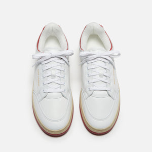 Saint Laurent SL/61 Sneakers - White / Vintage Red