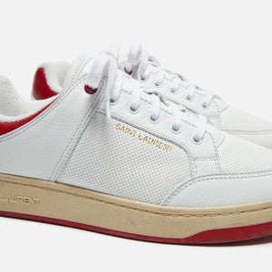 Saint Laurent SL/61 Sneakers - White / Vintage Red