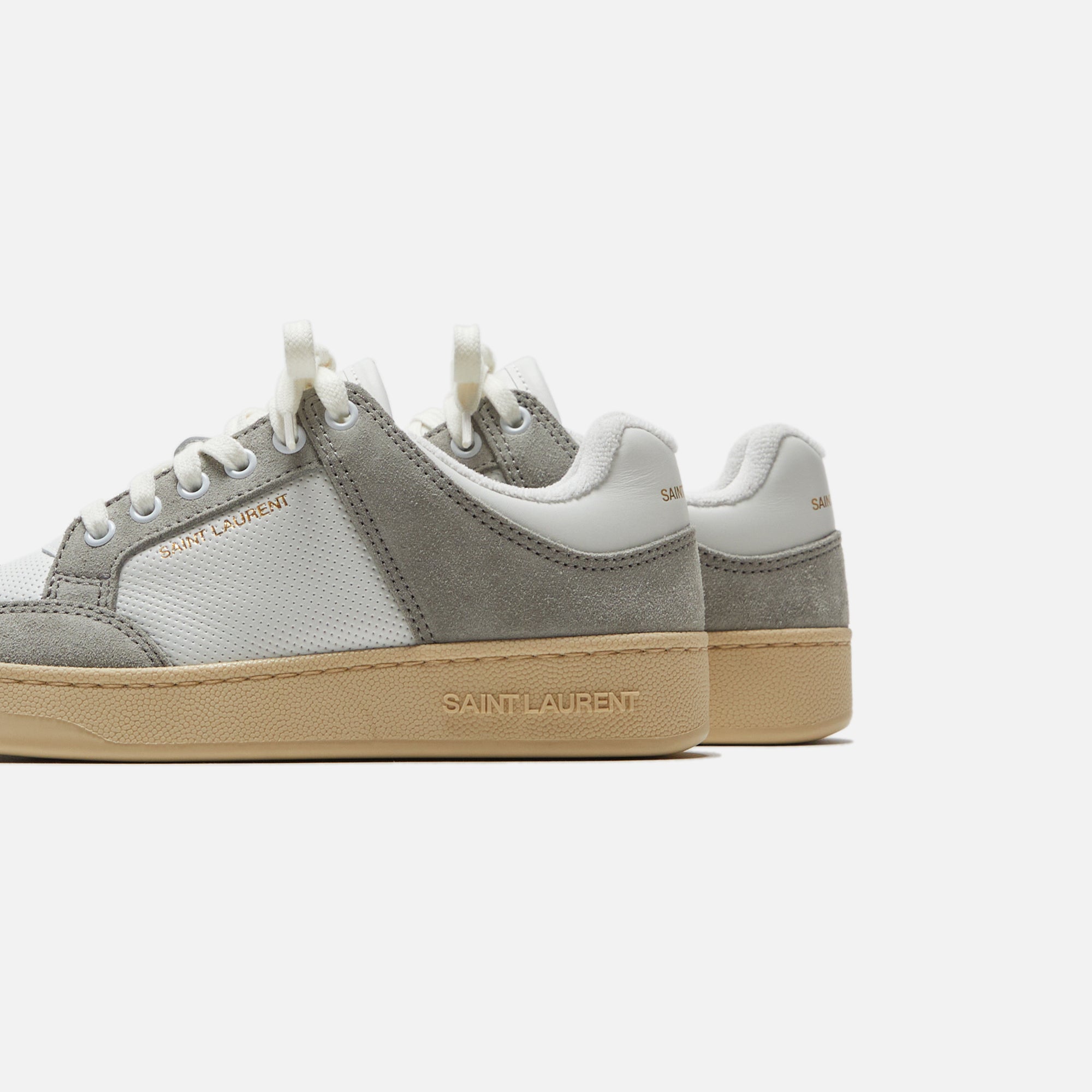 Saint Laurent SL61 Low Top Sneakers - Blanc Optique / Paris