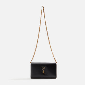 A Closer Look: Saint Laurent All Black Wallet On Chain Bag