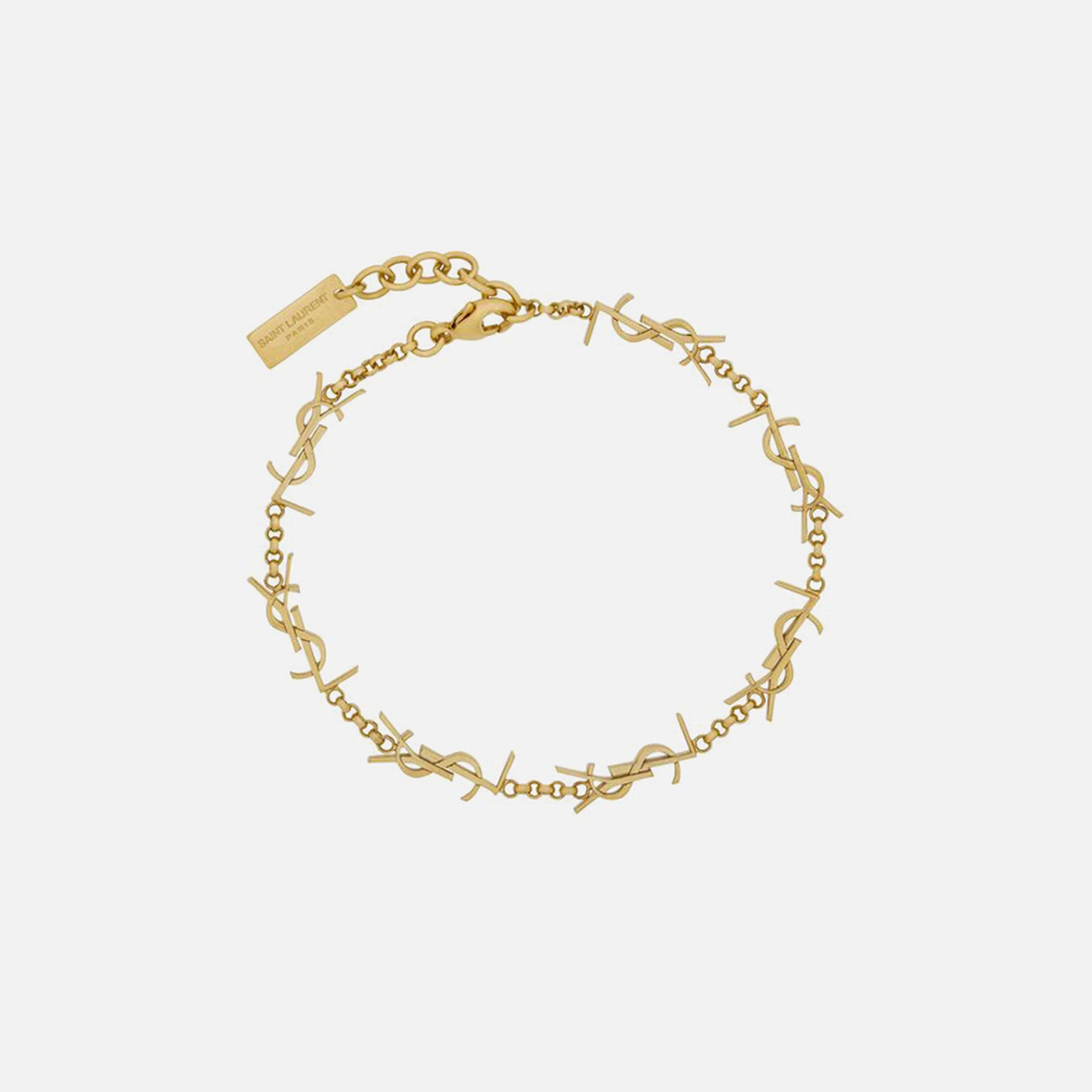 Saint Laurent Multi YSL Bracelet - Gold