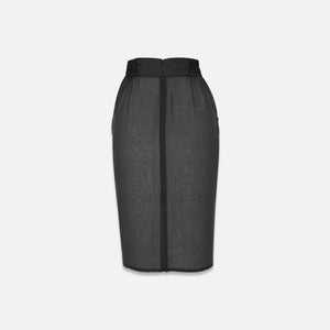 Saint Laurent Sheer Skirt - Black