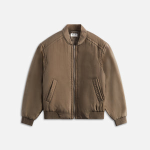 Saint Laurent Teddy Bomber item Jacket In Twill - Khaki