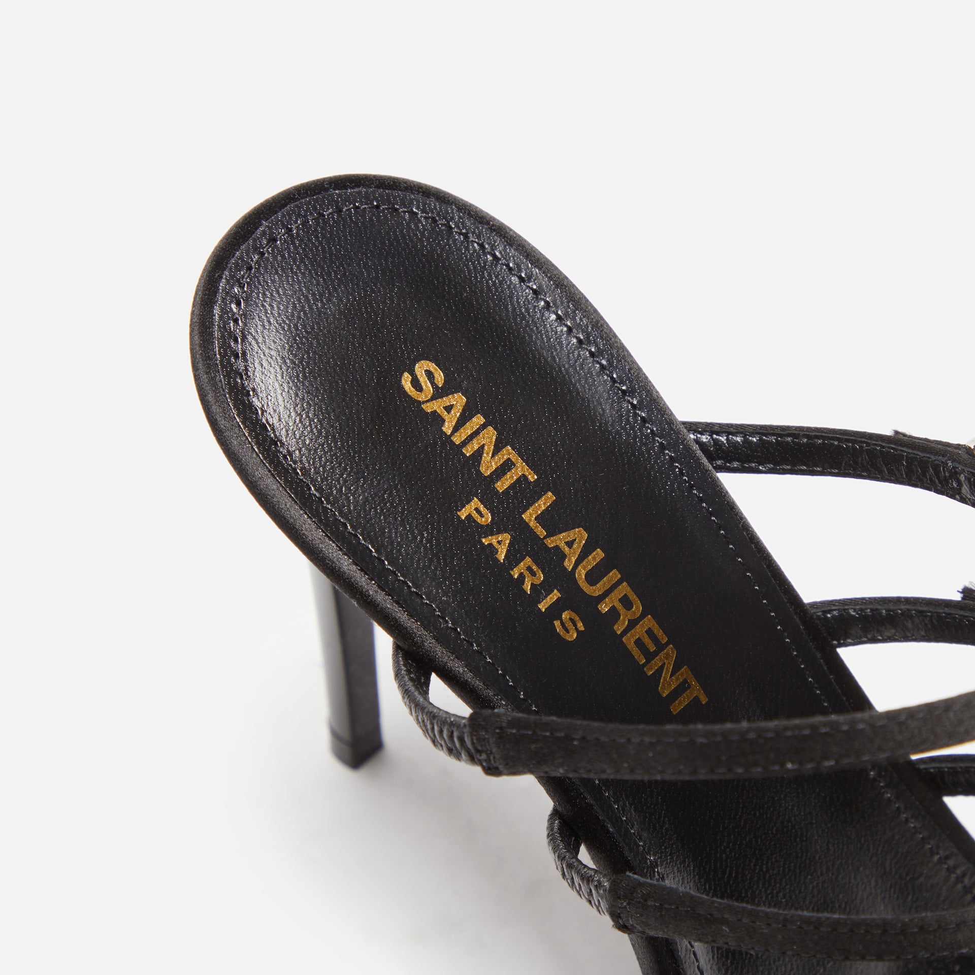 Saint Laurent Free 95 Luz Sandal - Nero