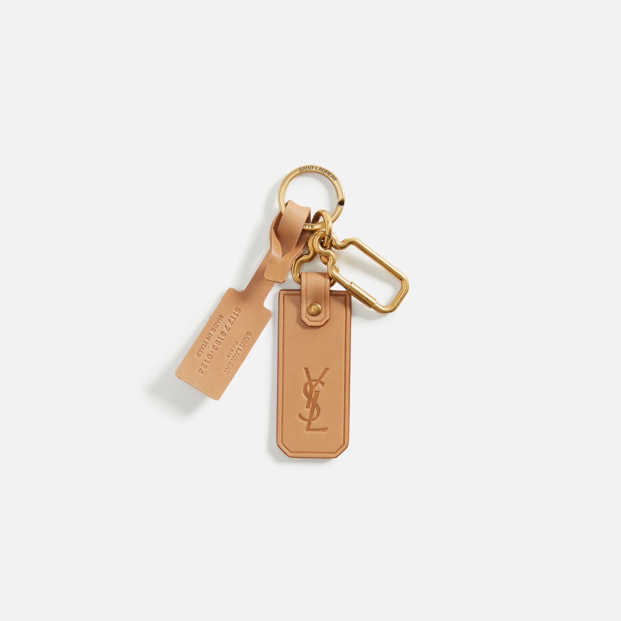 Saint Laurent YSL Keyring Timbro Madoil Vintage Effect