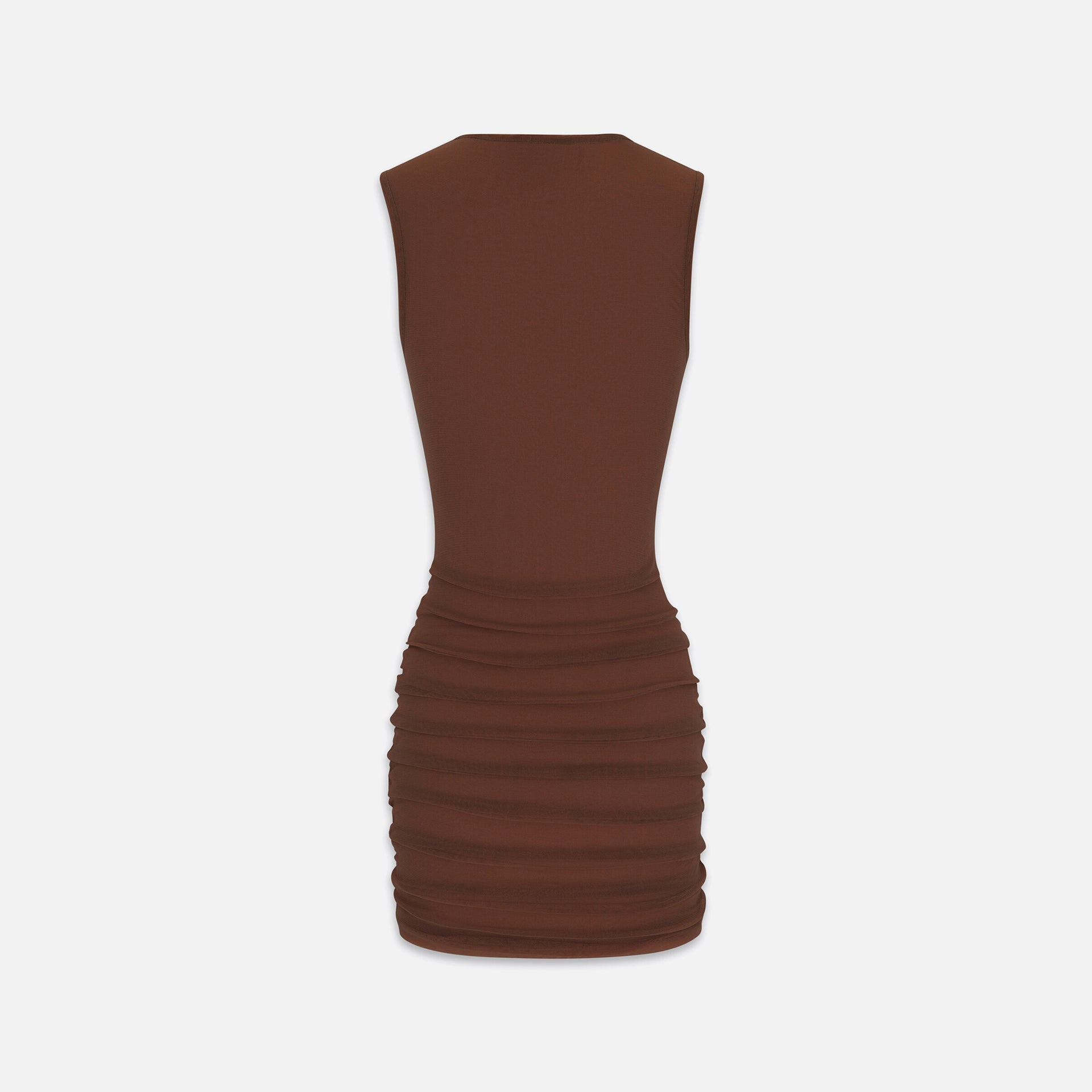 Saint Laurent Tulle Stretch Mini - Marron