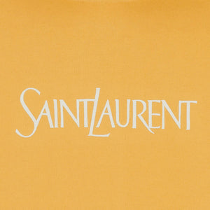Saint Laurent Large Hoodie - Yellow / Natural