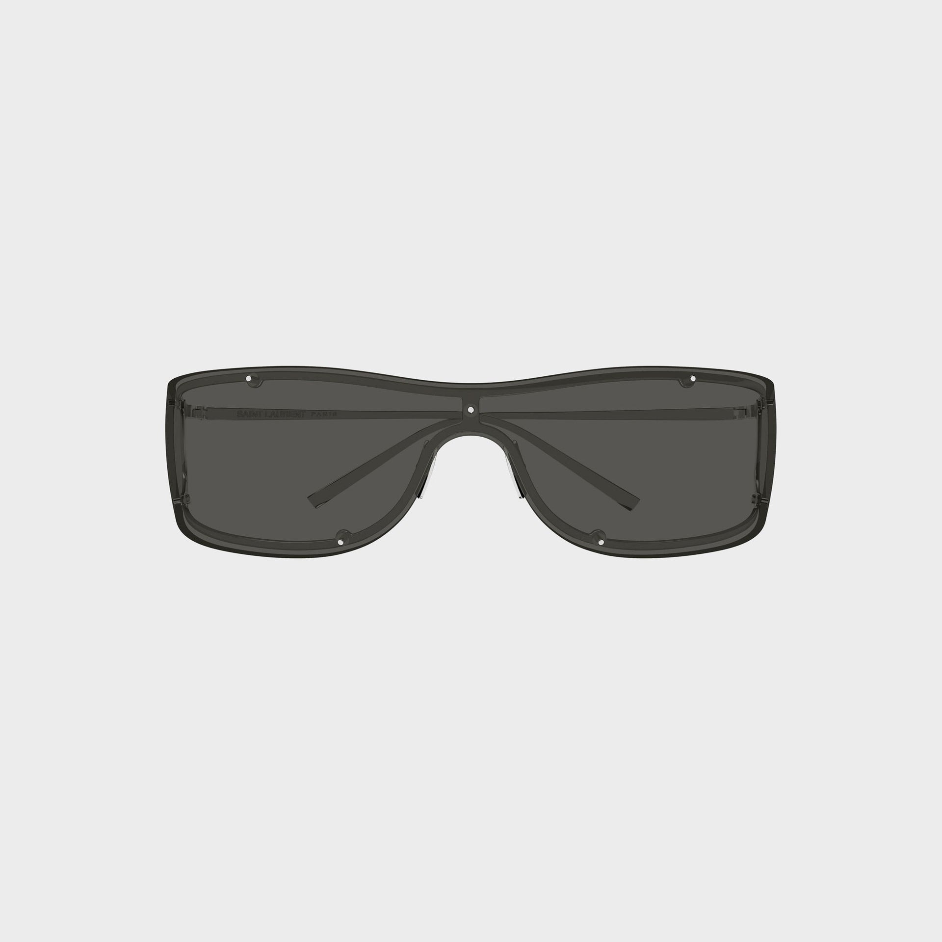 Saint Laurent Sunglass Unisex Metal - Silver / Grey