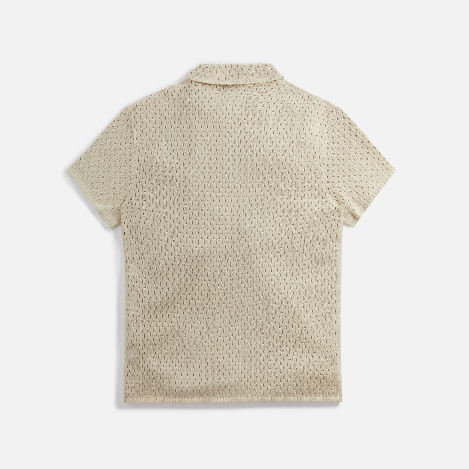 Stampd Oversized Knit Polo - Sand