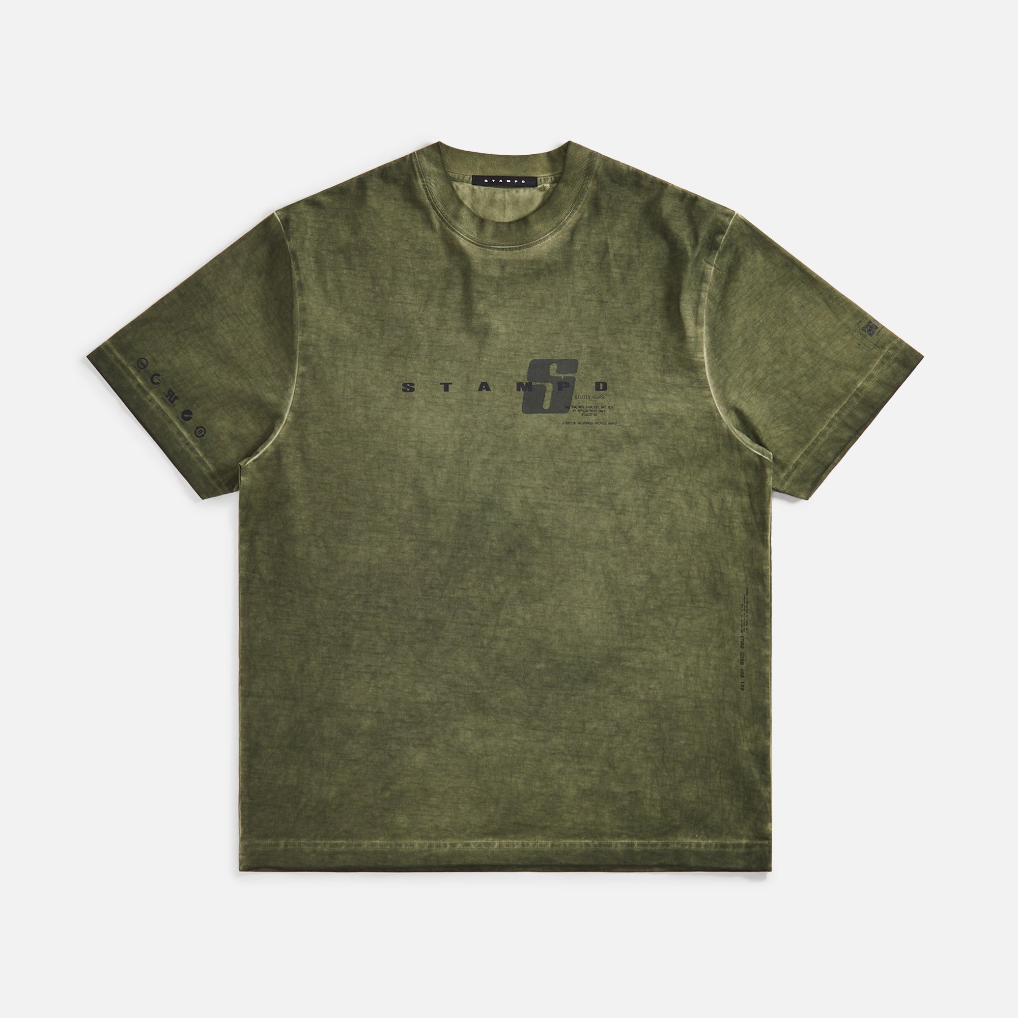 Stampd Oil Washed Transit Relaxed Tee - Army – Kith