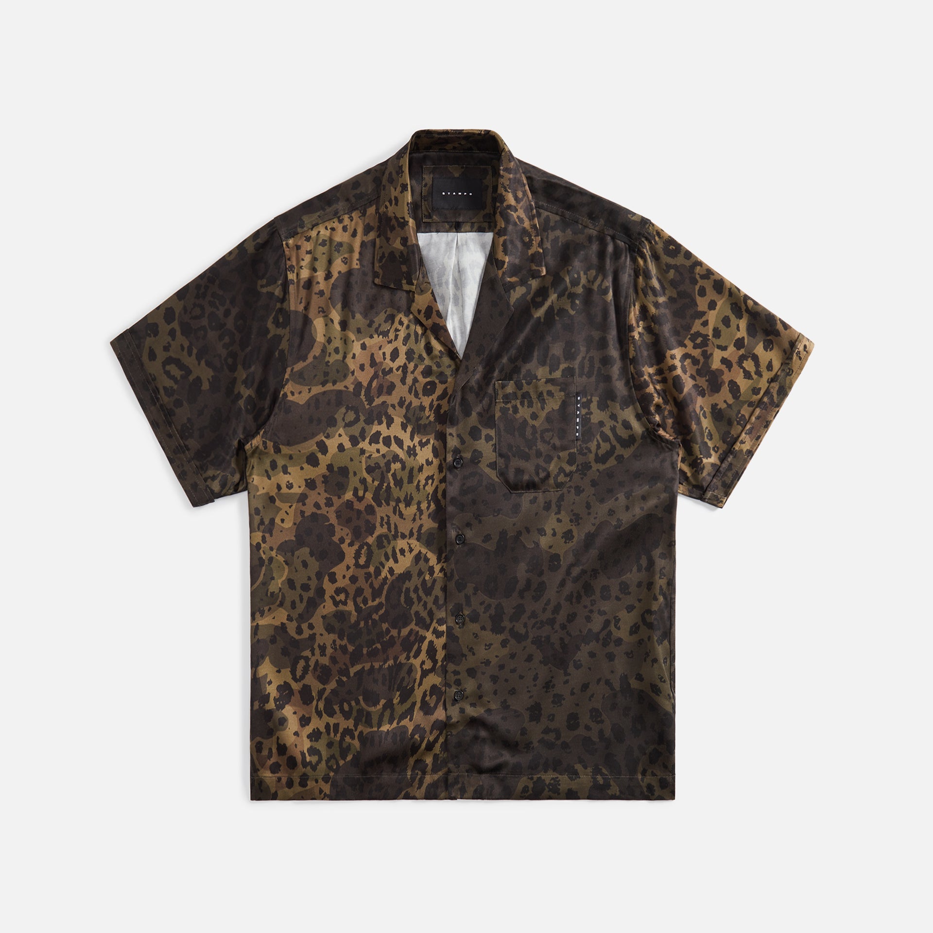 Stampd Dual Camo Leopard Camp Collar Buttondown - Dual Camo Leopard