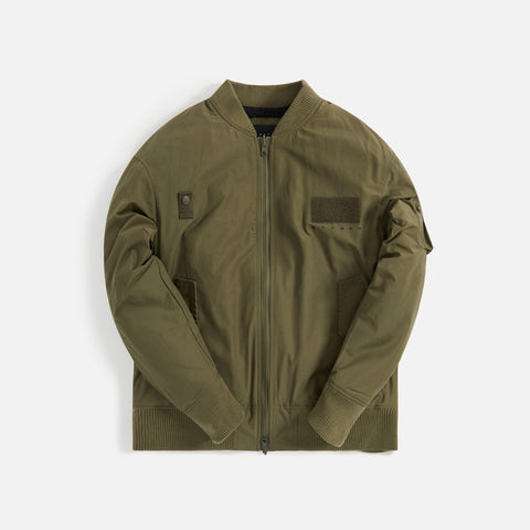 Stampd Sherpa Lined Bomber Jacket - Army