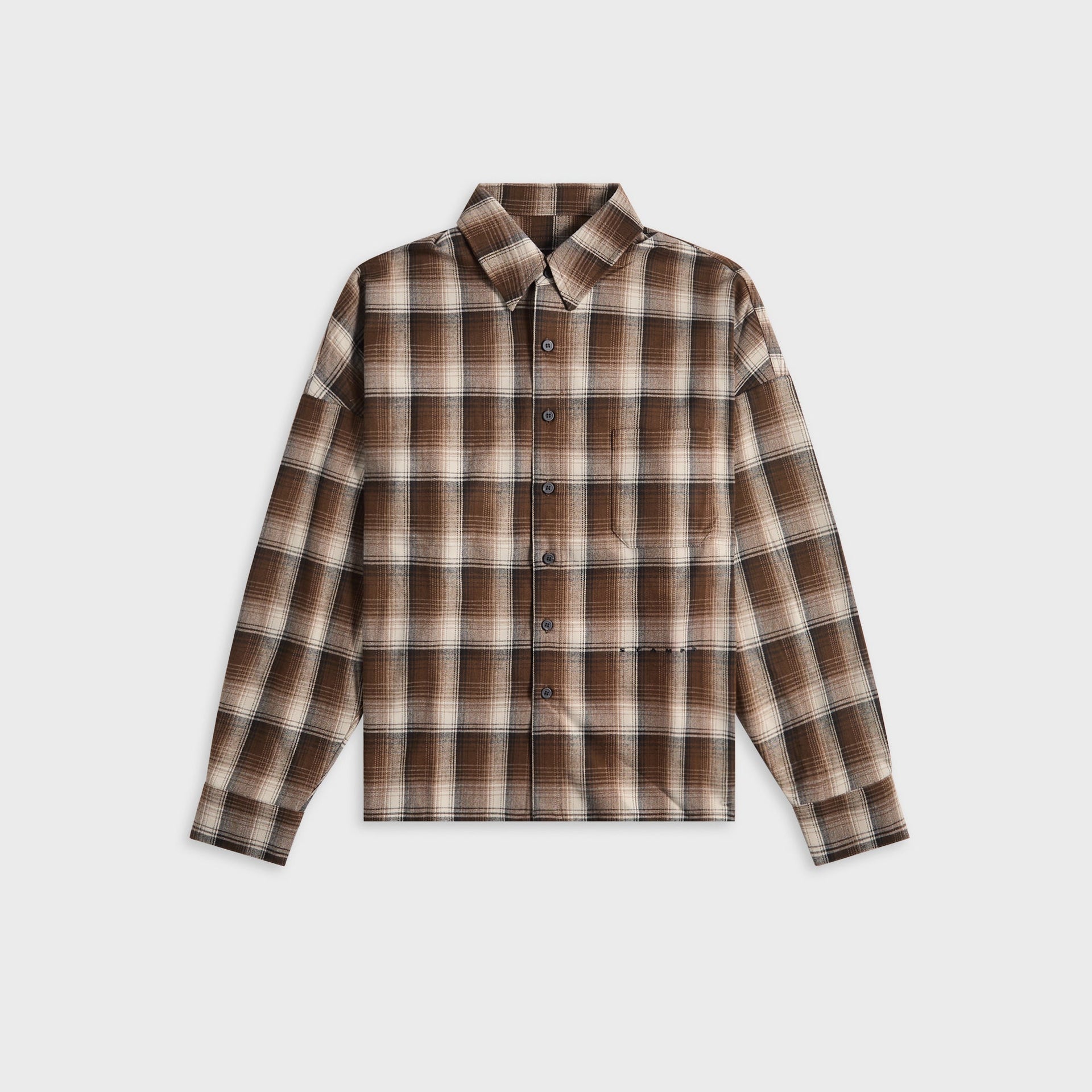 Stampd Oversized Plaid Buttondown - Earth Plaid