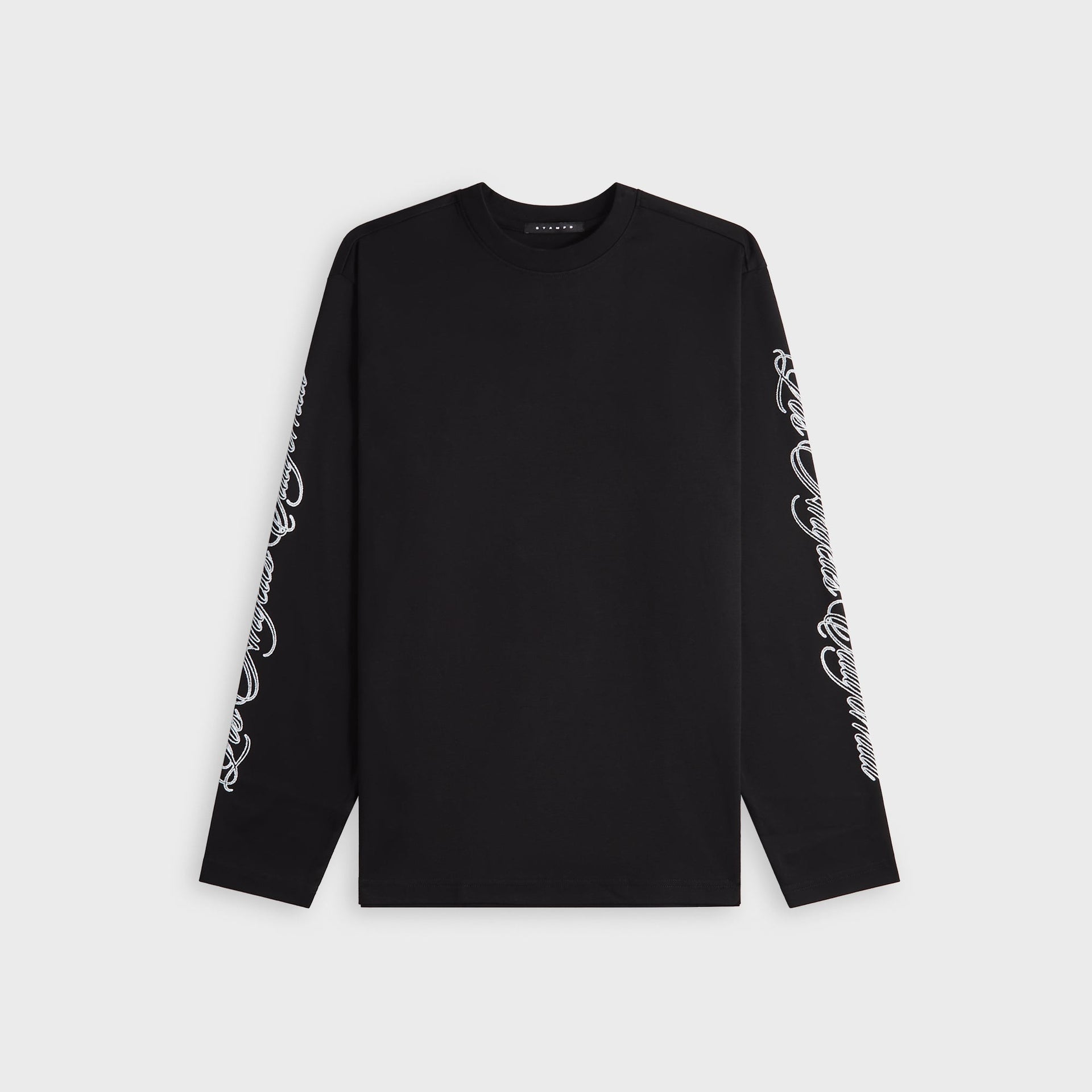 Stampd LA Cursive Long Sleeve Relaxed Tee - Black