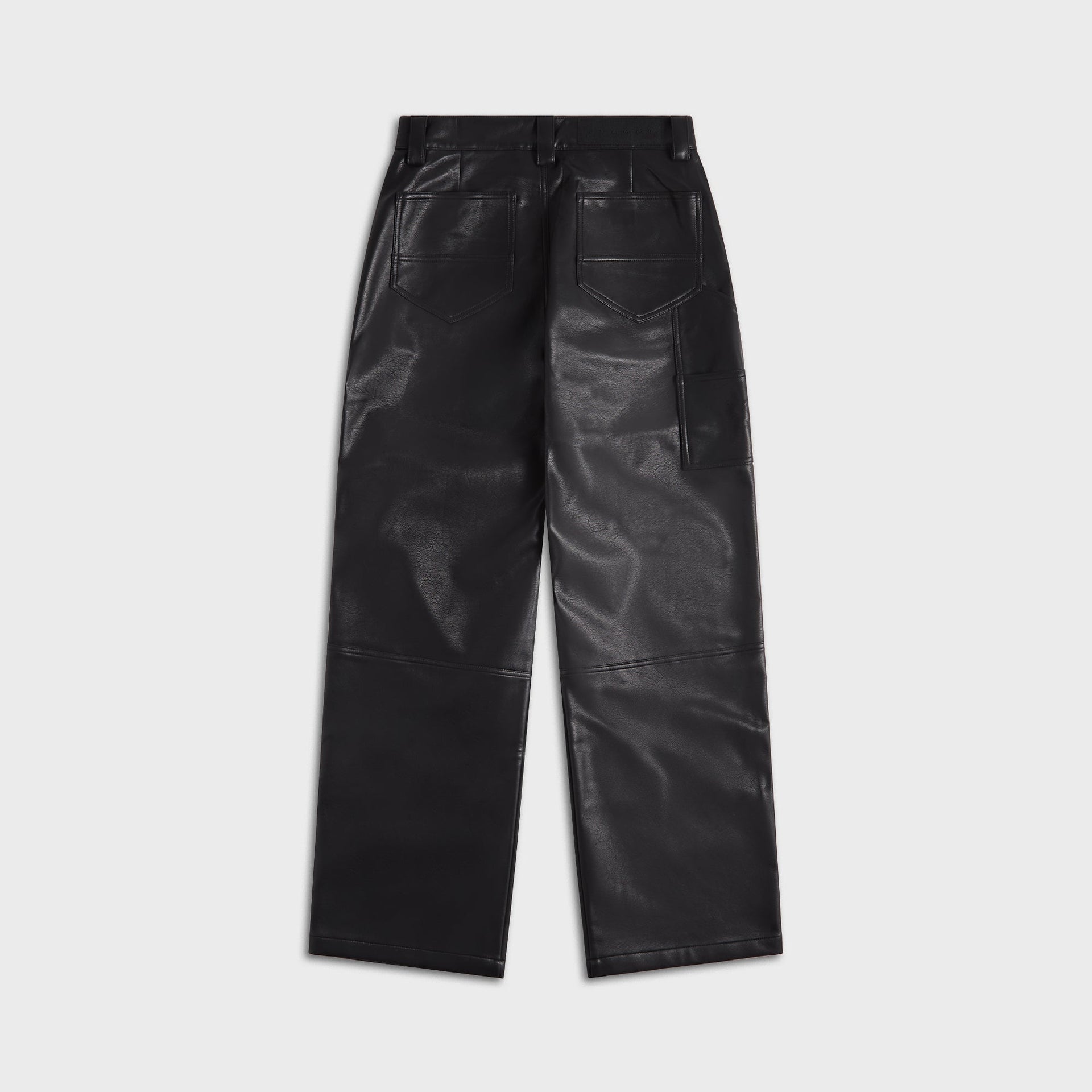 Stampd Faux Leather Carpenter Pant - Black