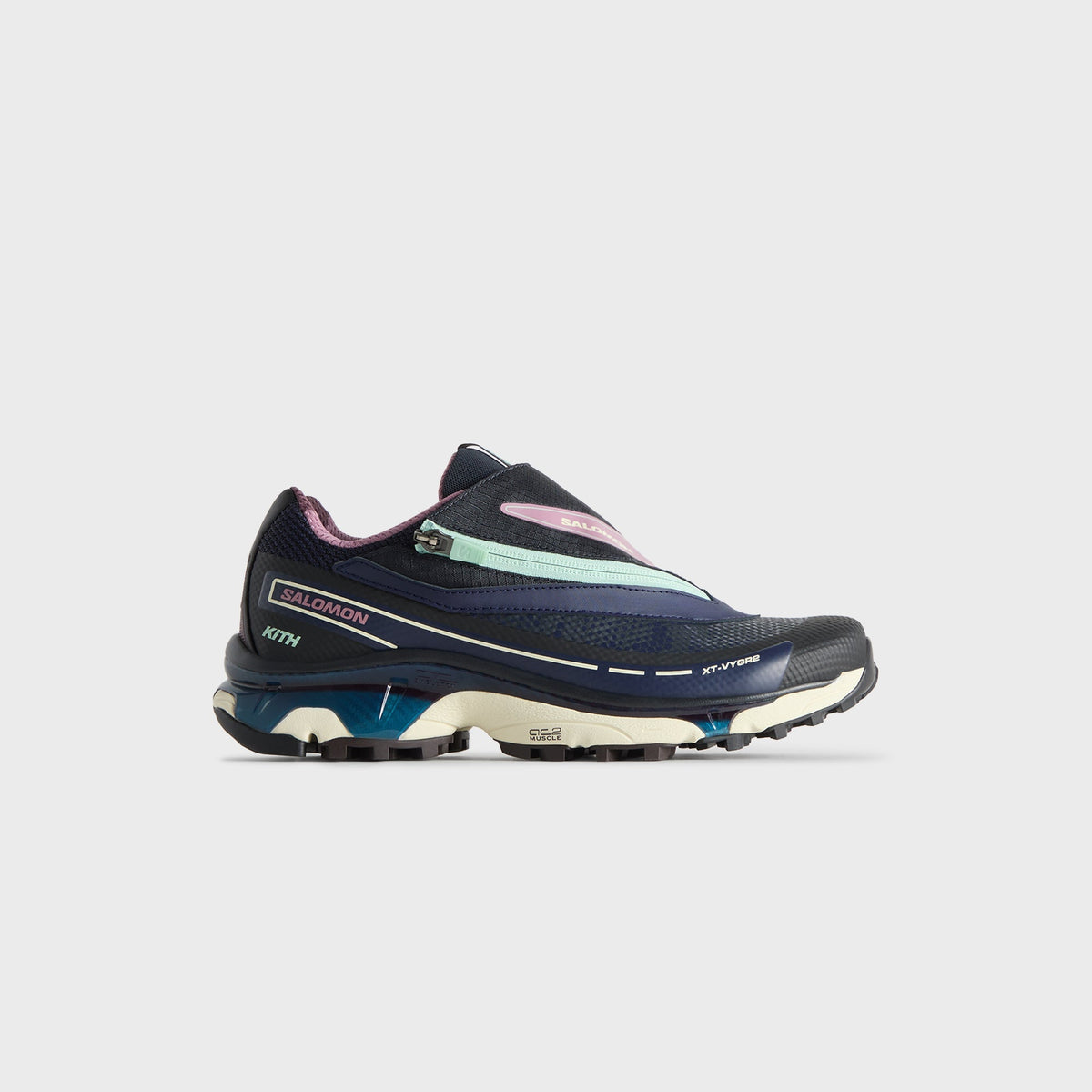 Kith for Salomon XT-VYGR 2 - Dark Navy / Dusky Orchid / Transparent - PH