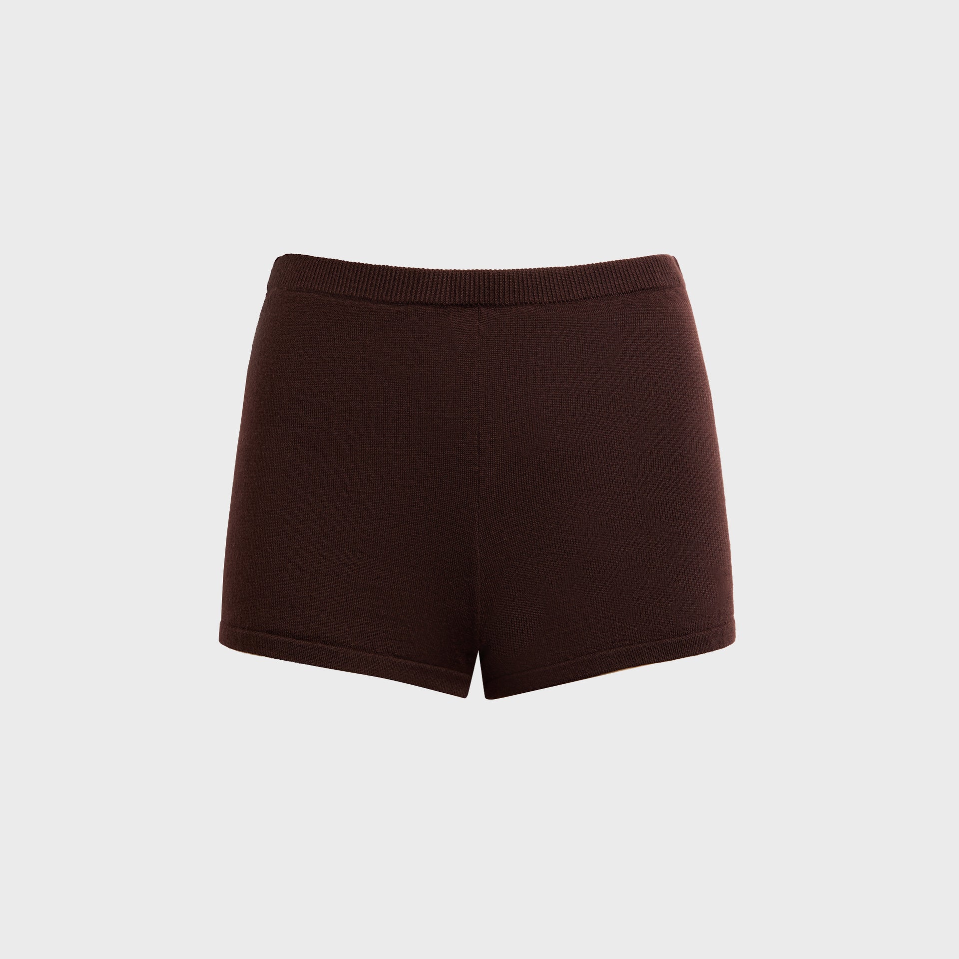 Sandy Liang Hazy Knit Shorts - Brown