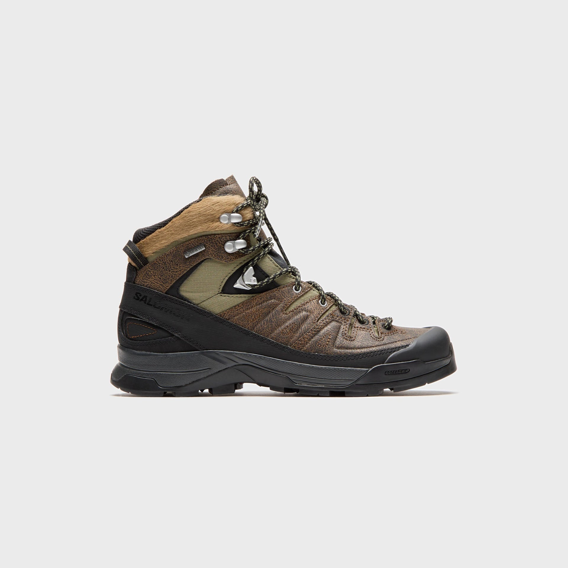 Salomon X-ALP Mid GTX - Dark Earth / Black / Deep Lichen Green
