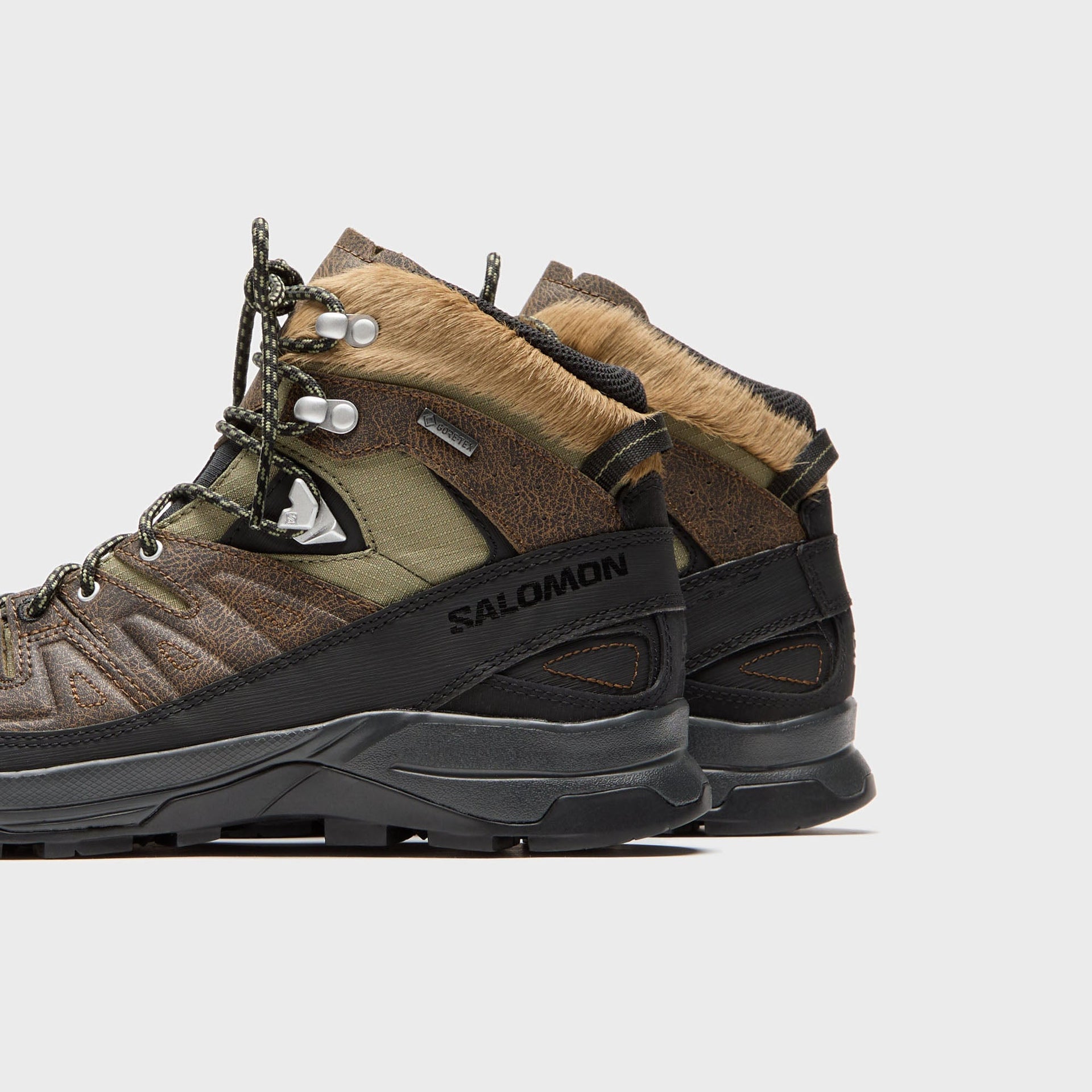 Salomon X-ALP Mid GTX - Dark Earth / Black / Deep Lichen Green