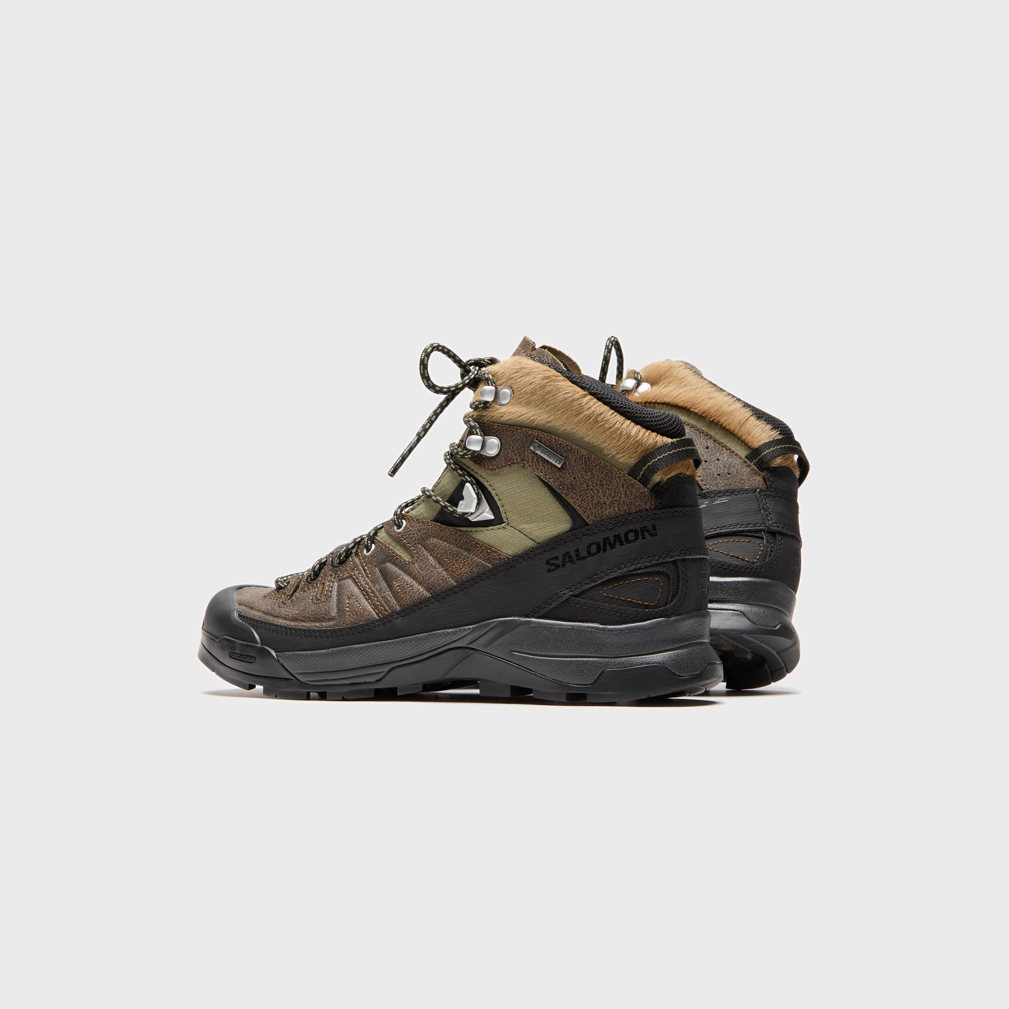 ズルムケ Salomon X-ALP Mid GTX - Dark Earth / Black / Deep Lichen Green – Kith