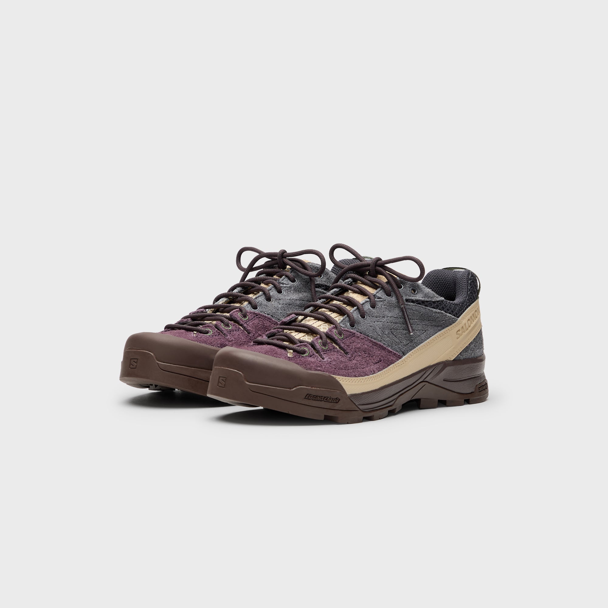 Salomon X-ALP SUEDE - Plum Perfect / Nine Iron / Safari – Kith