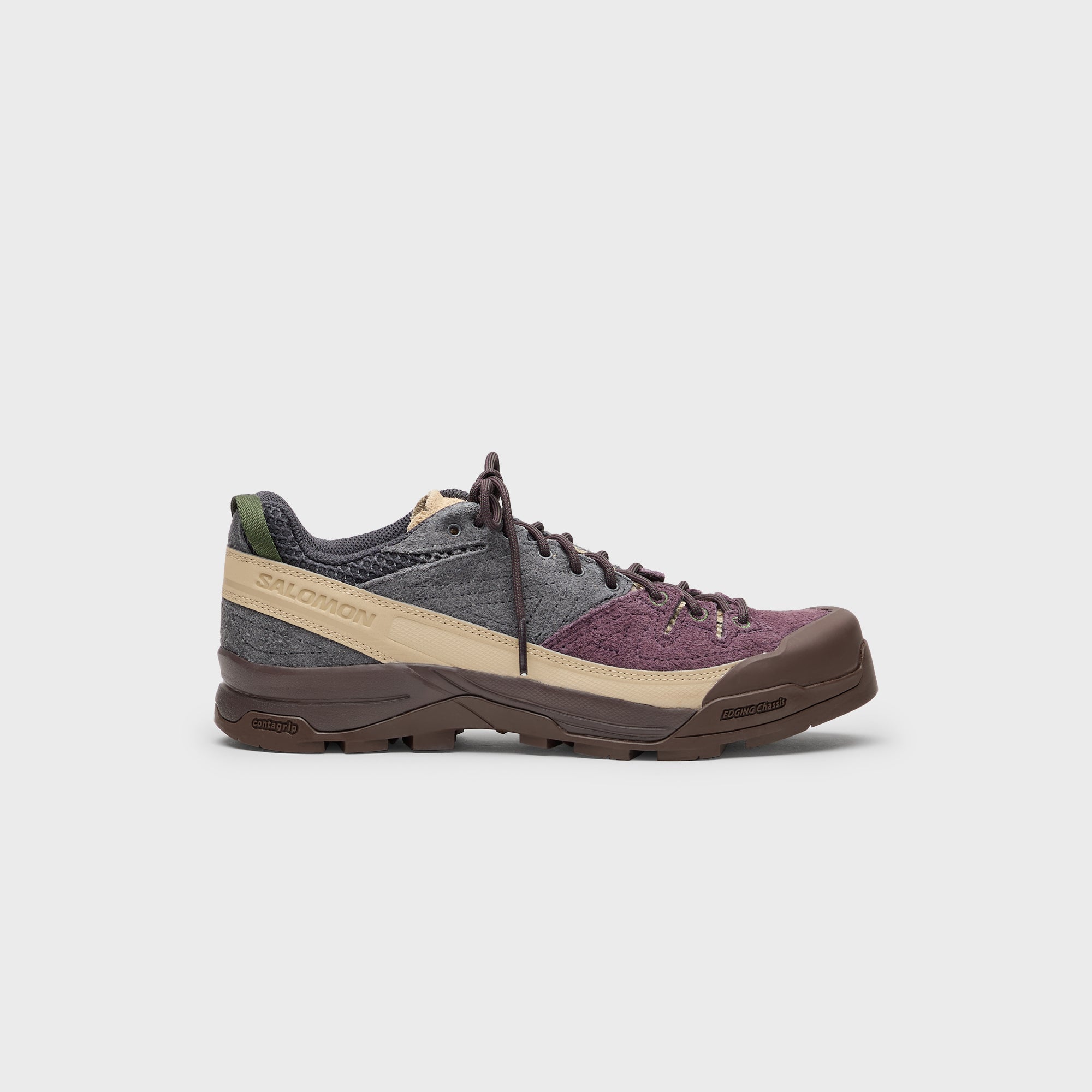Salomon X-ALP SUEDE - Plum Perfect / Nine Iron / Safari – Kith