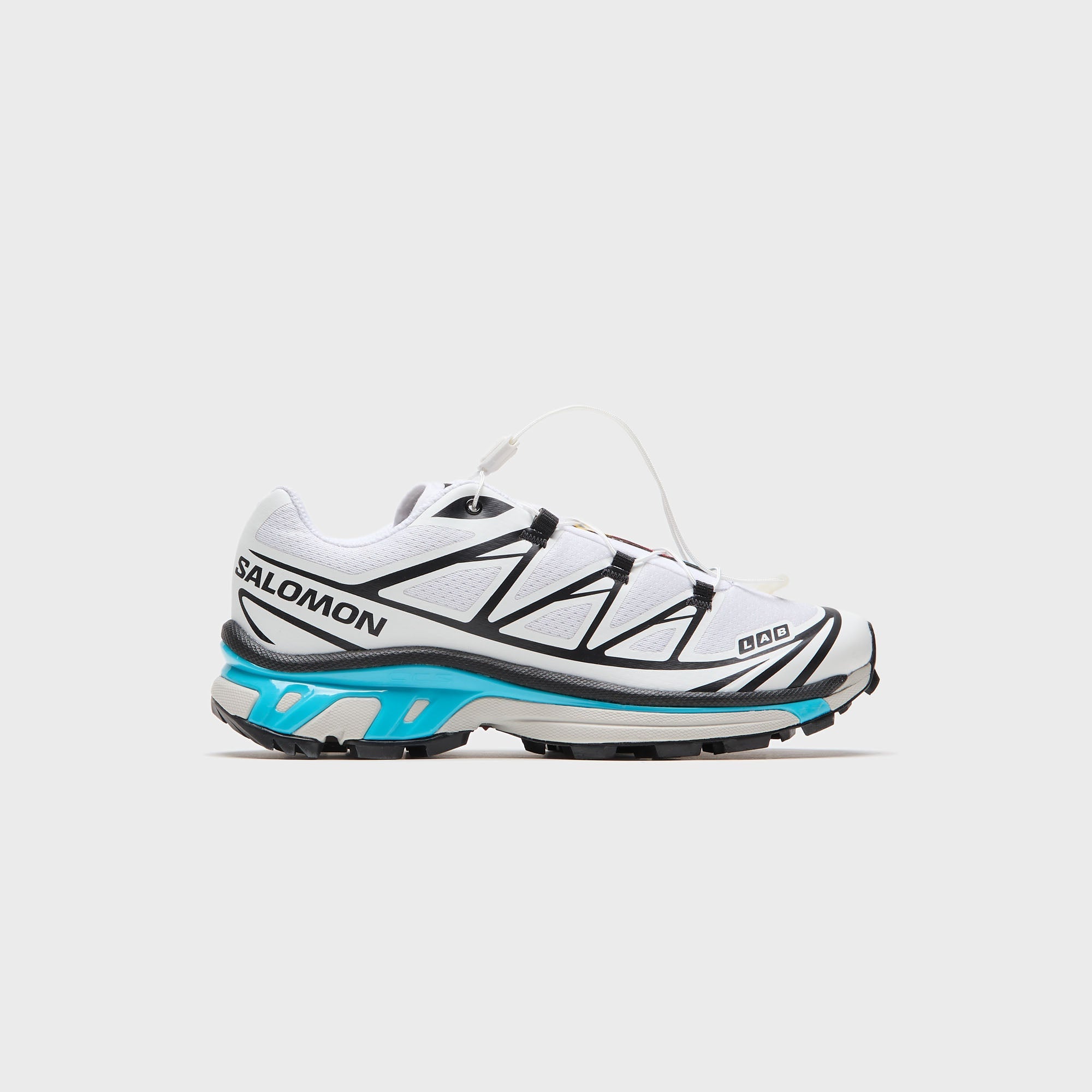 Salomon XT-6 - Black / White / Blue Curacao – Kith