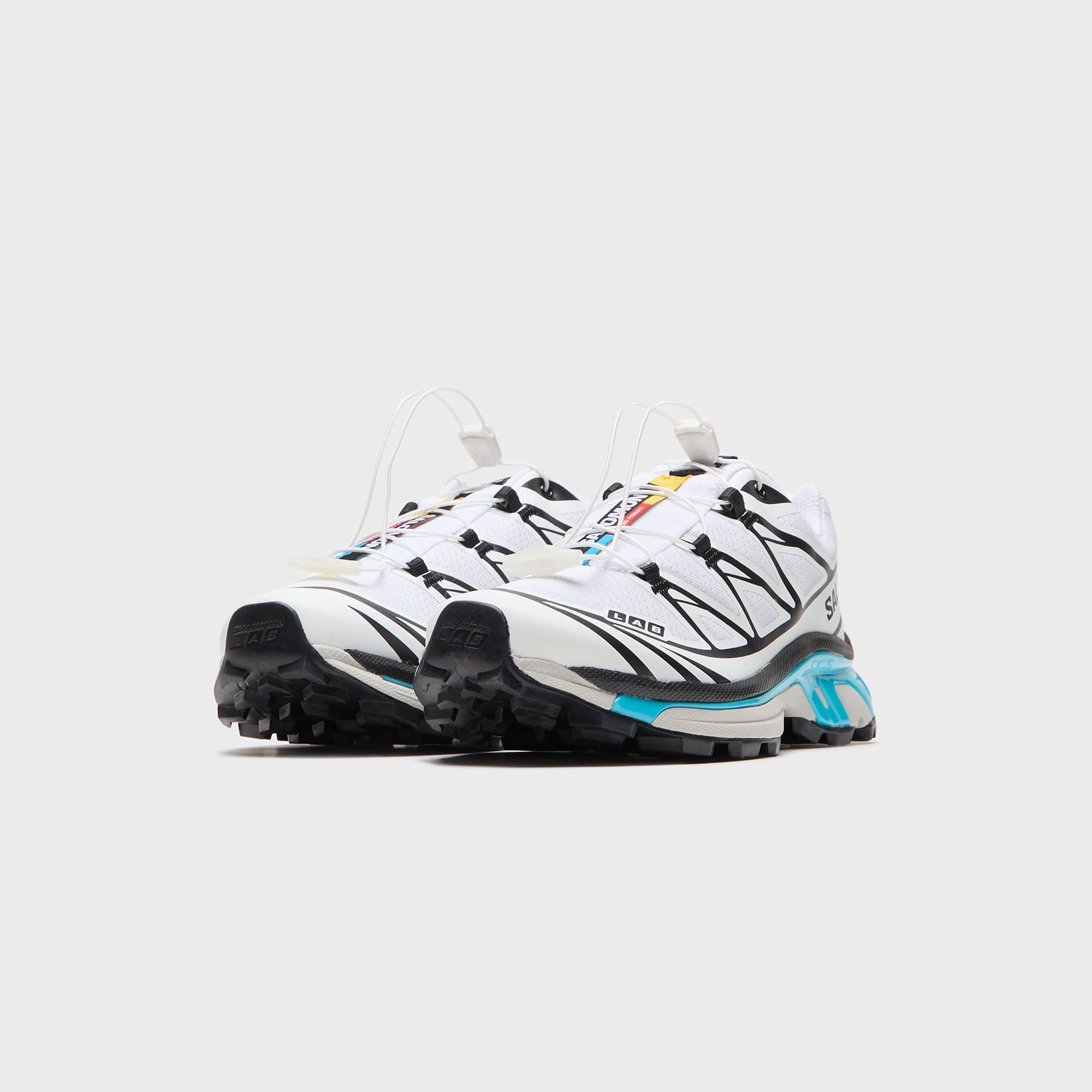 Salomon XT-6 - Black / White / Blue Curacao – Kith
