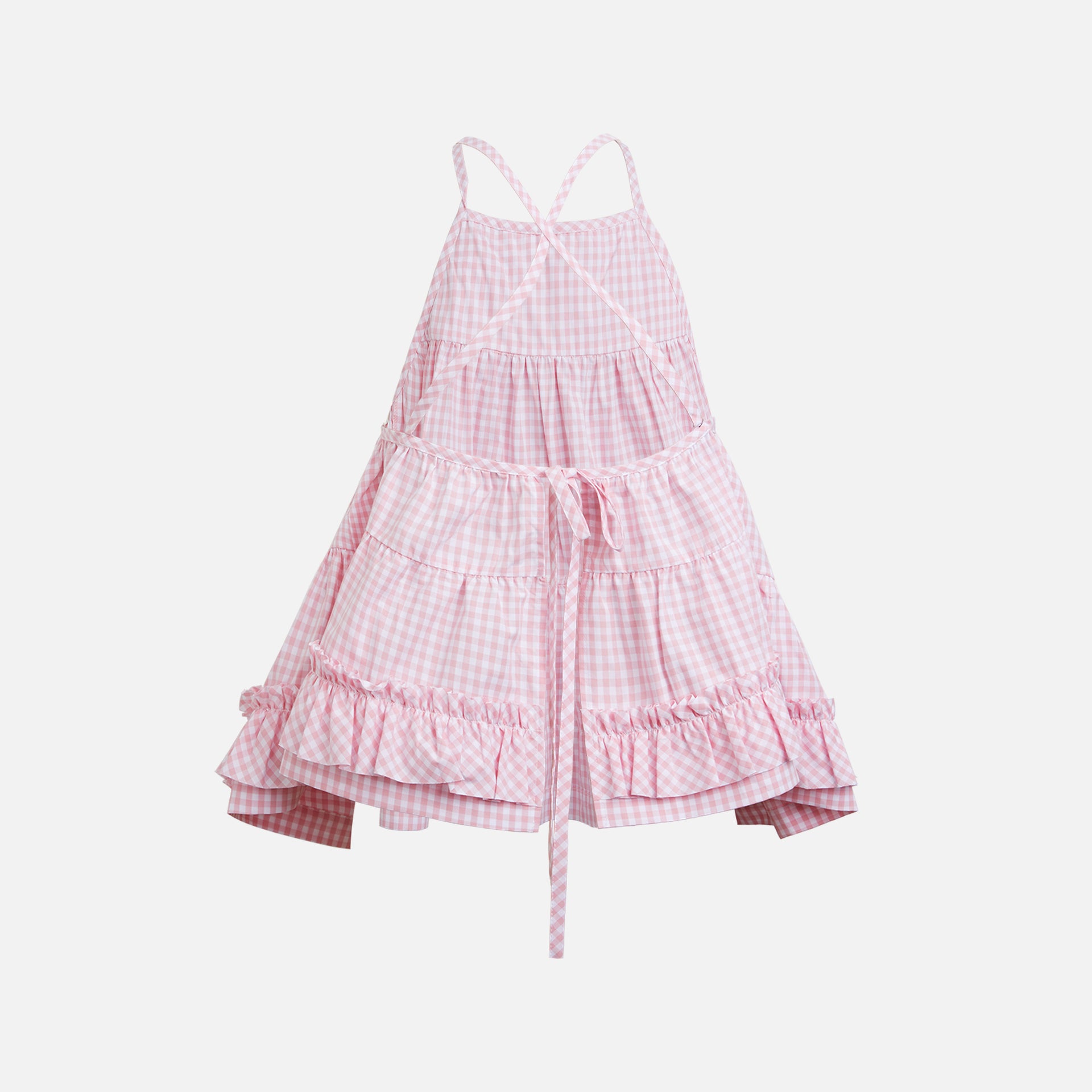 Sandy Liang Imamu Apron Top - Pink