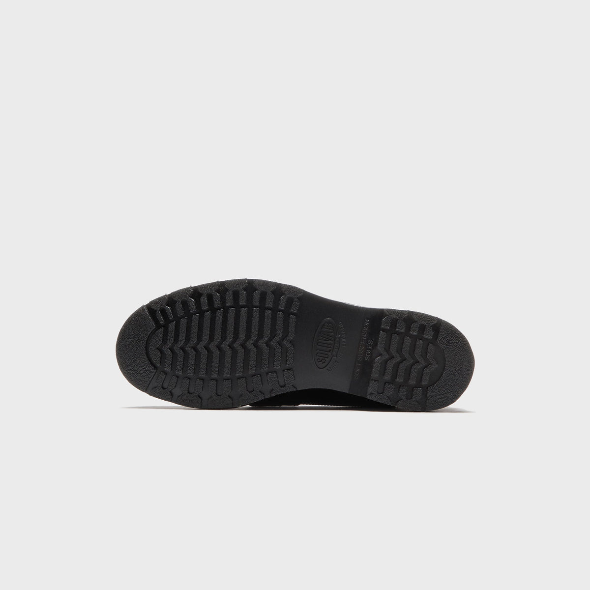 Solovair Hi-Shine Penny Loafer - Black