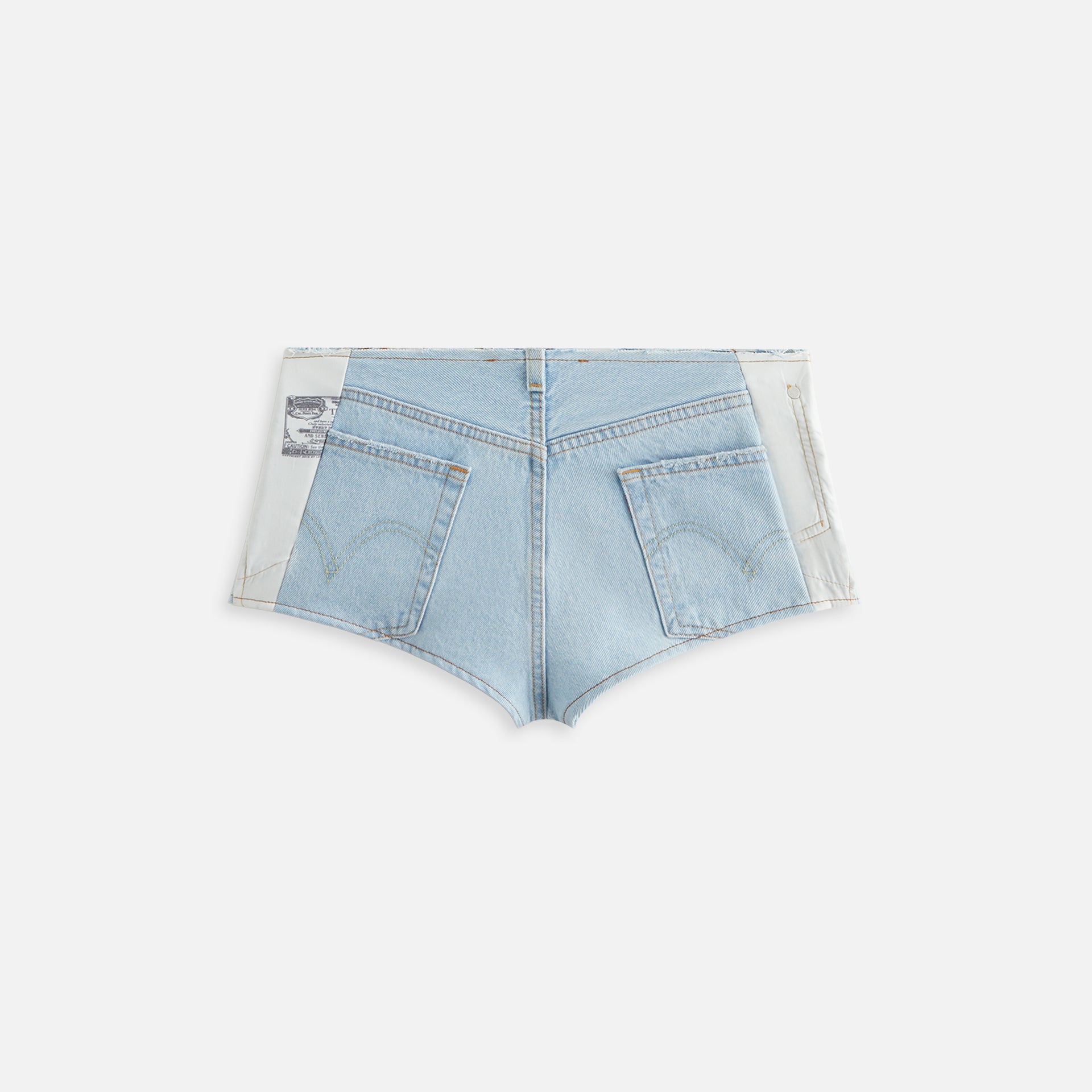 Sami Miro Vintage Porterhouse Raw Waist Hot Short - Vintage Blue