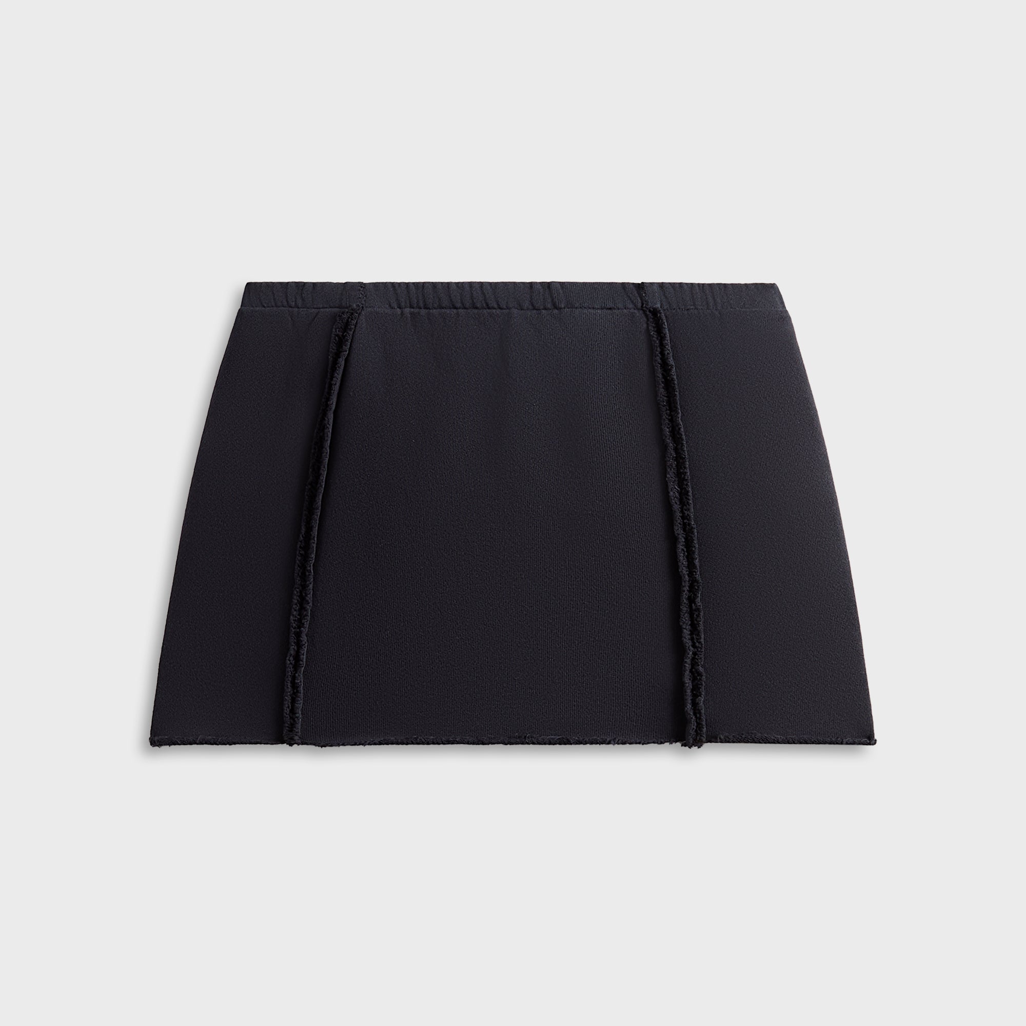 Sami Miro Vintage Fold Over Mini Skirt - Rib Black – Kith
