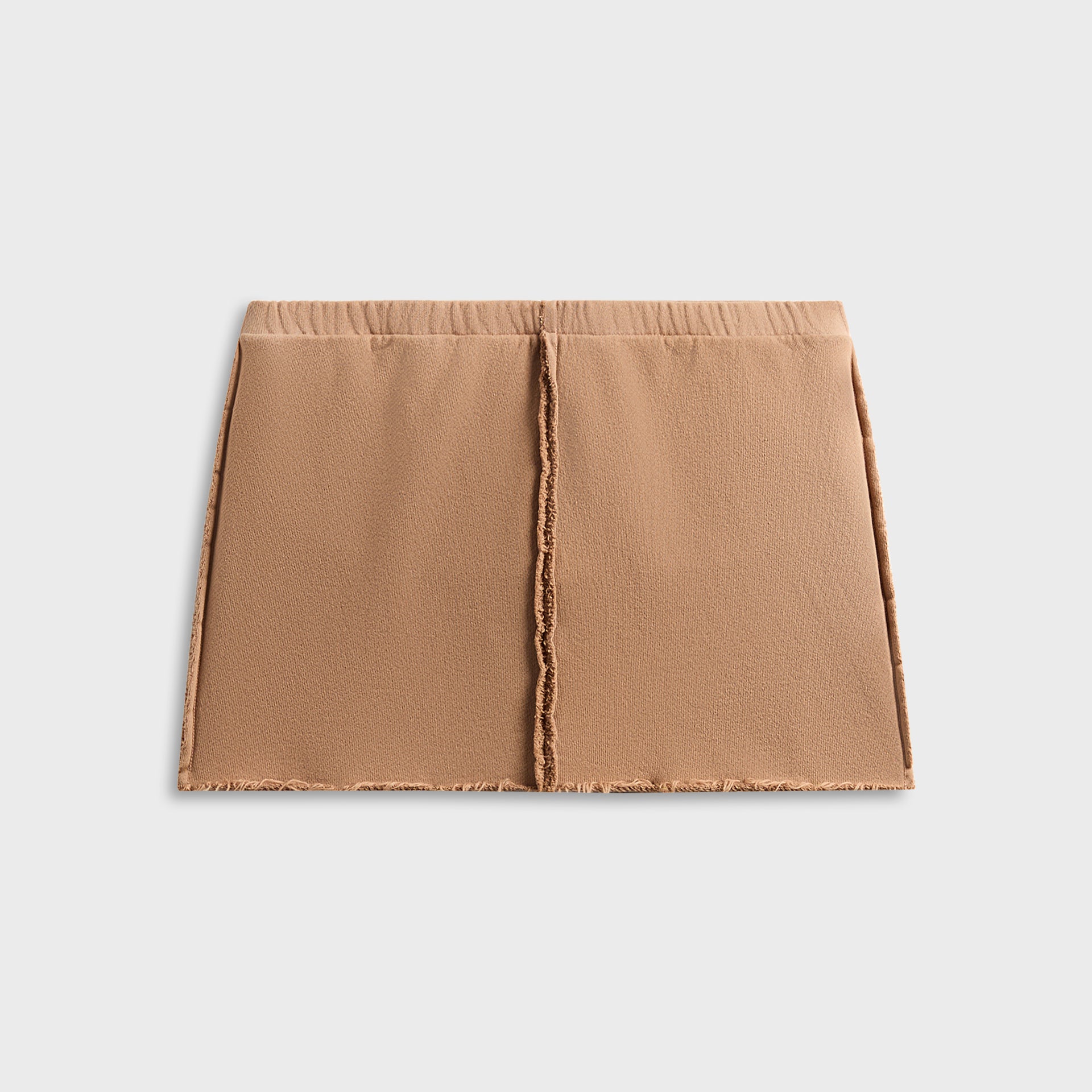 Sami Miro Vintage Fold Over Mini Skirt - Rib Clay