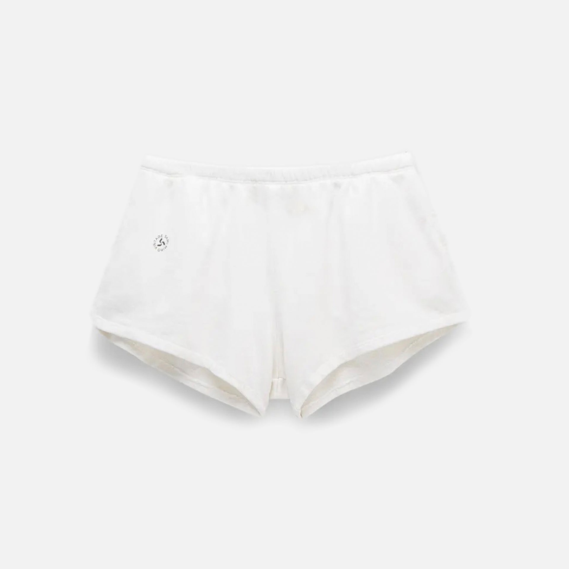 Sami Miro Vintage Mini Safety Pin Sweatshorts - White