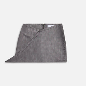 UrlfreezeShops Spring 2024 Accessories V Line Skirt - Grey